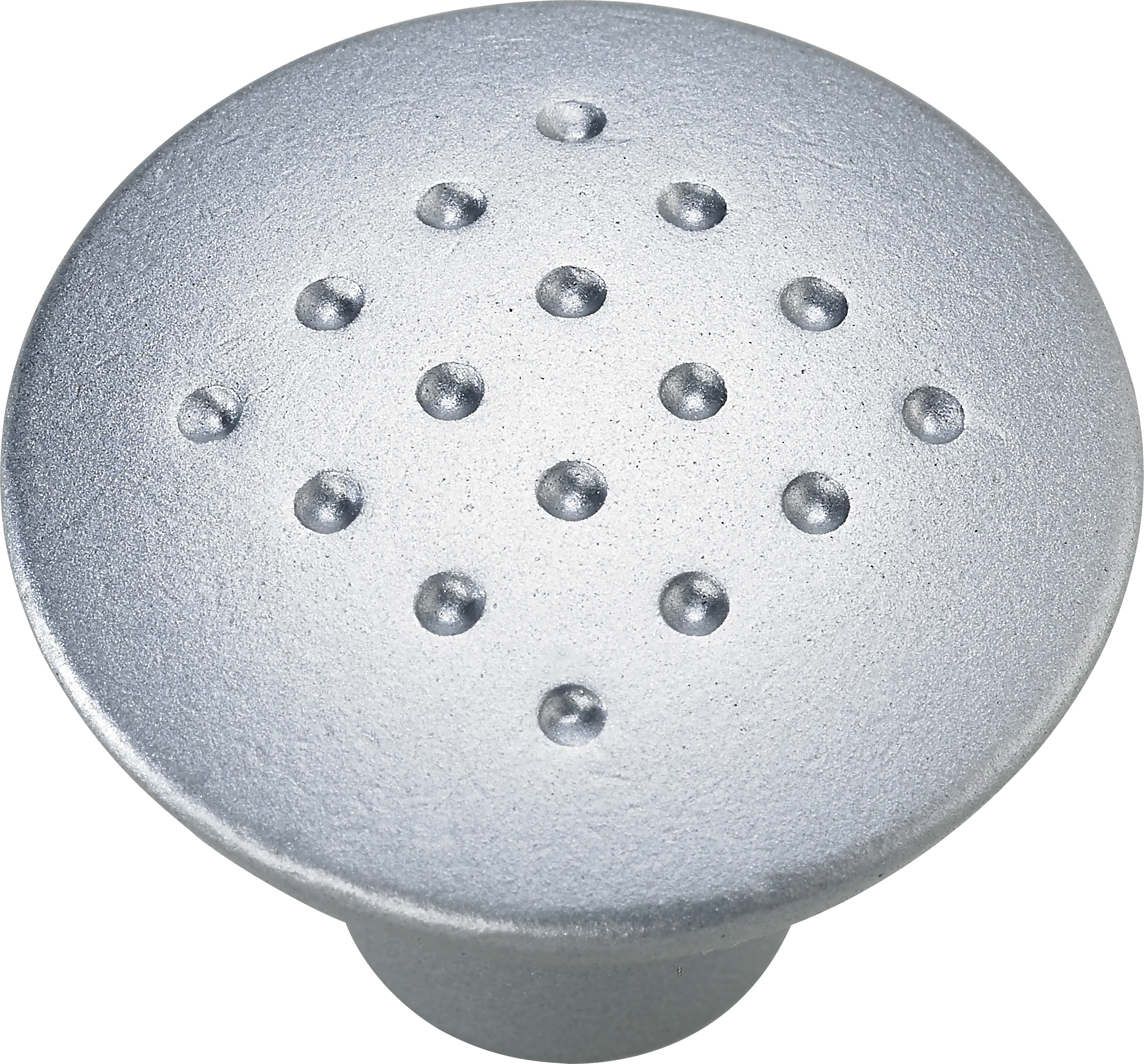 Hettich Möbelknopf Zinkdruckguss Aluminium-Optik Ø 33,0 mm - 1 Stück