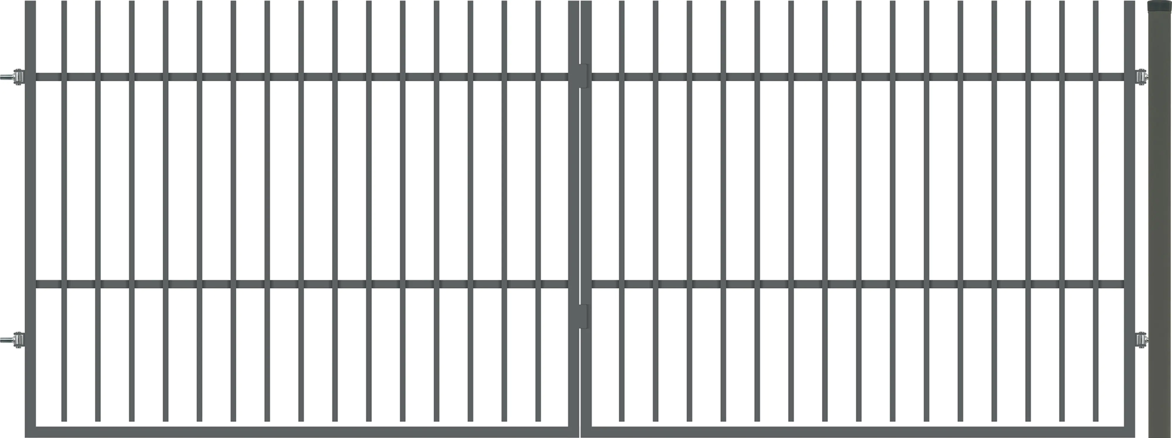 Polbram Doppeltor-Set Linus 100 inkl. Pfosten