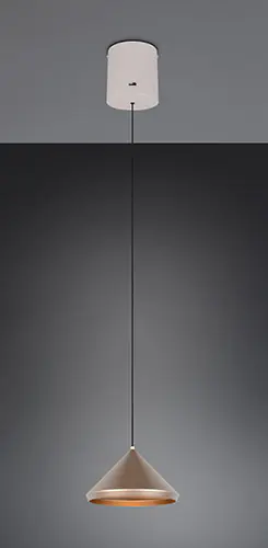 Trio Pendelleuchte 1 Spot Laguna 5 W grau Metall warmweiß-kaltweiß