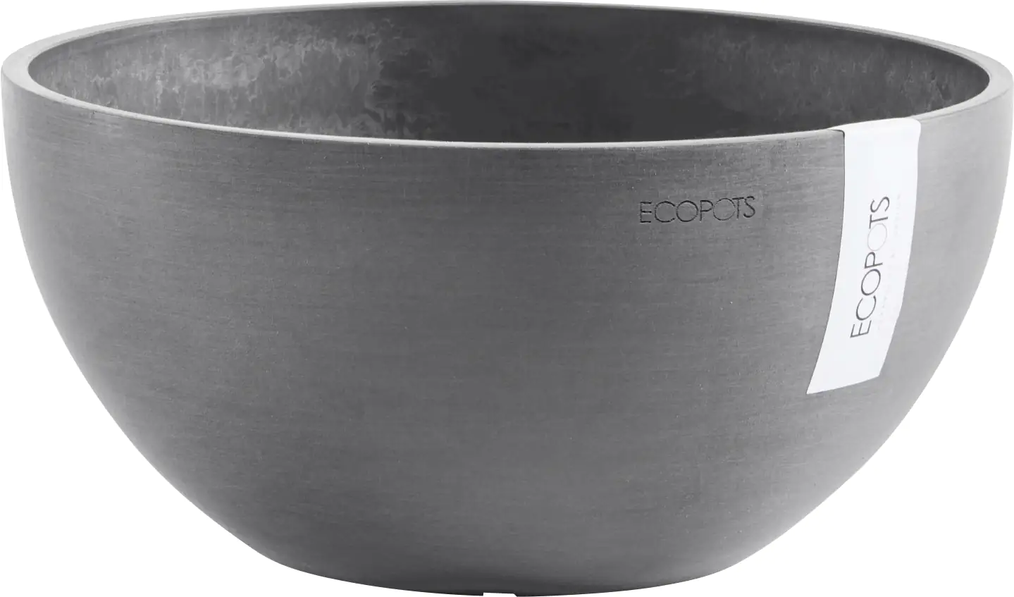 Ecopots Pflanztopf Brussels Ø 35 x 16,5 cm grau