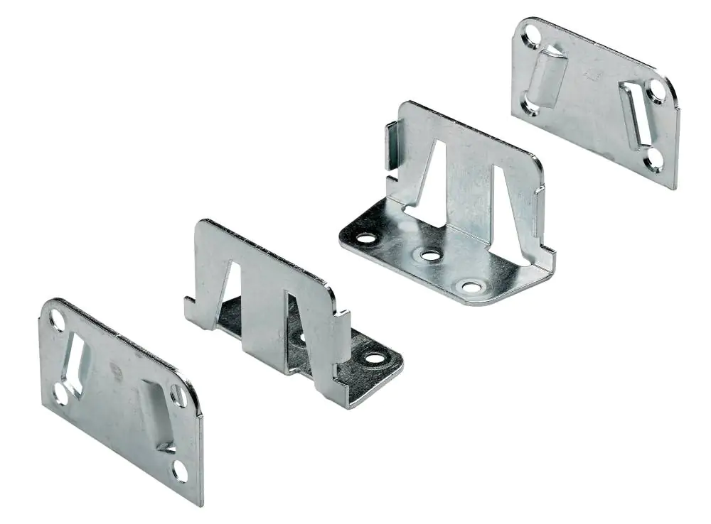 Hettich Mittelbalkenverbinder für Doppelbetten für Mittelbalken