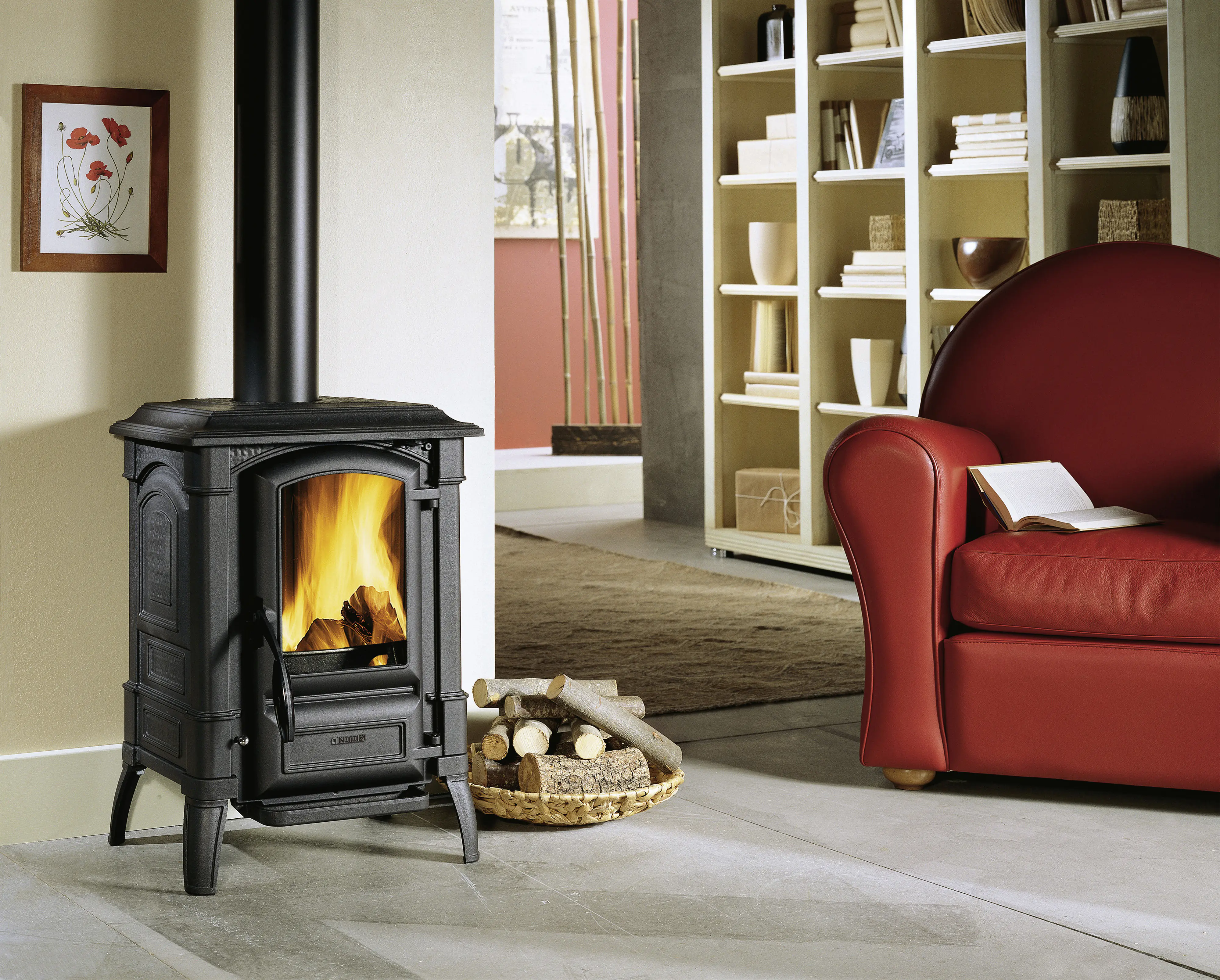 La Nordica Kaminofen GIULIETTA X Gusseisen, 6,6 kW