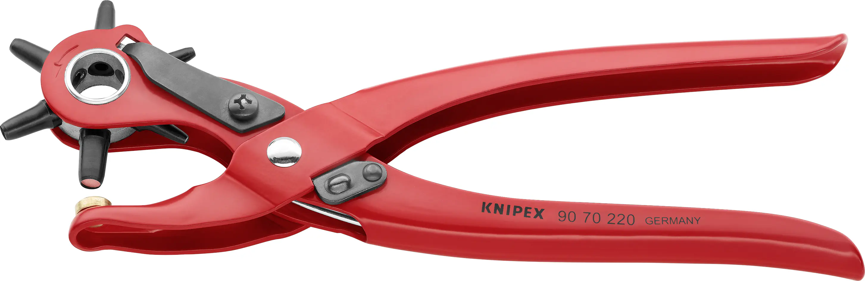 Knipex Revolverlochzange 220 mm pulverbeschichtet
