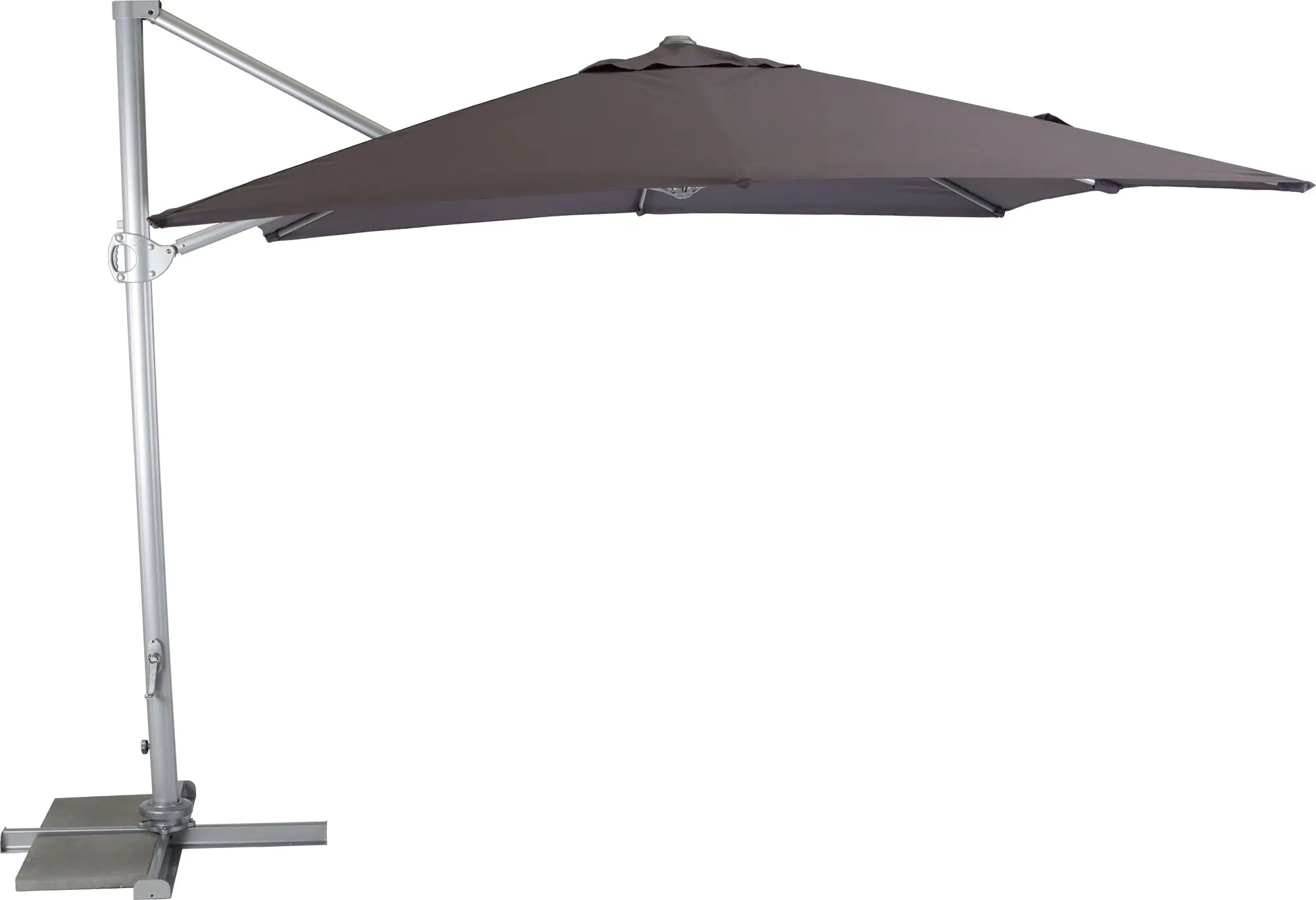 Primaster Ampelschirm Cadiz anthrazit, 300 x 300 cm