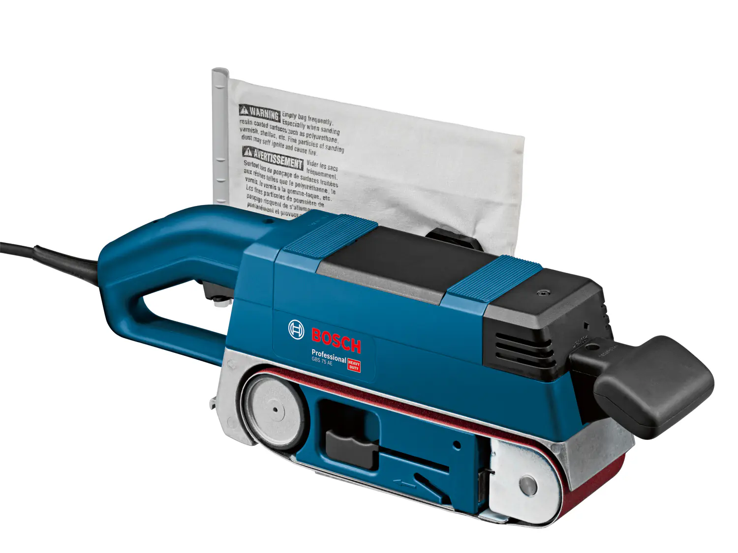 Bosch Professional Bandschleifer GBS 75 AE 750 Watt mit Drehzahlregelung Bosch Professional Bandschleifer GBS 75 AE 750 Watt mit Drehzahlregelung