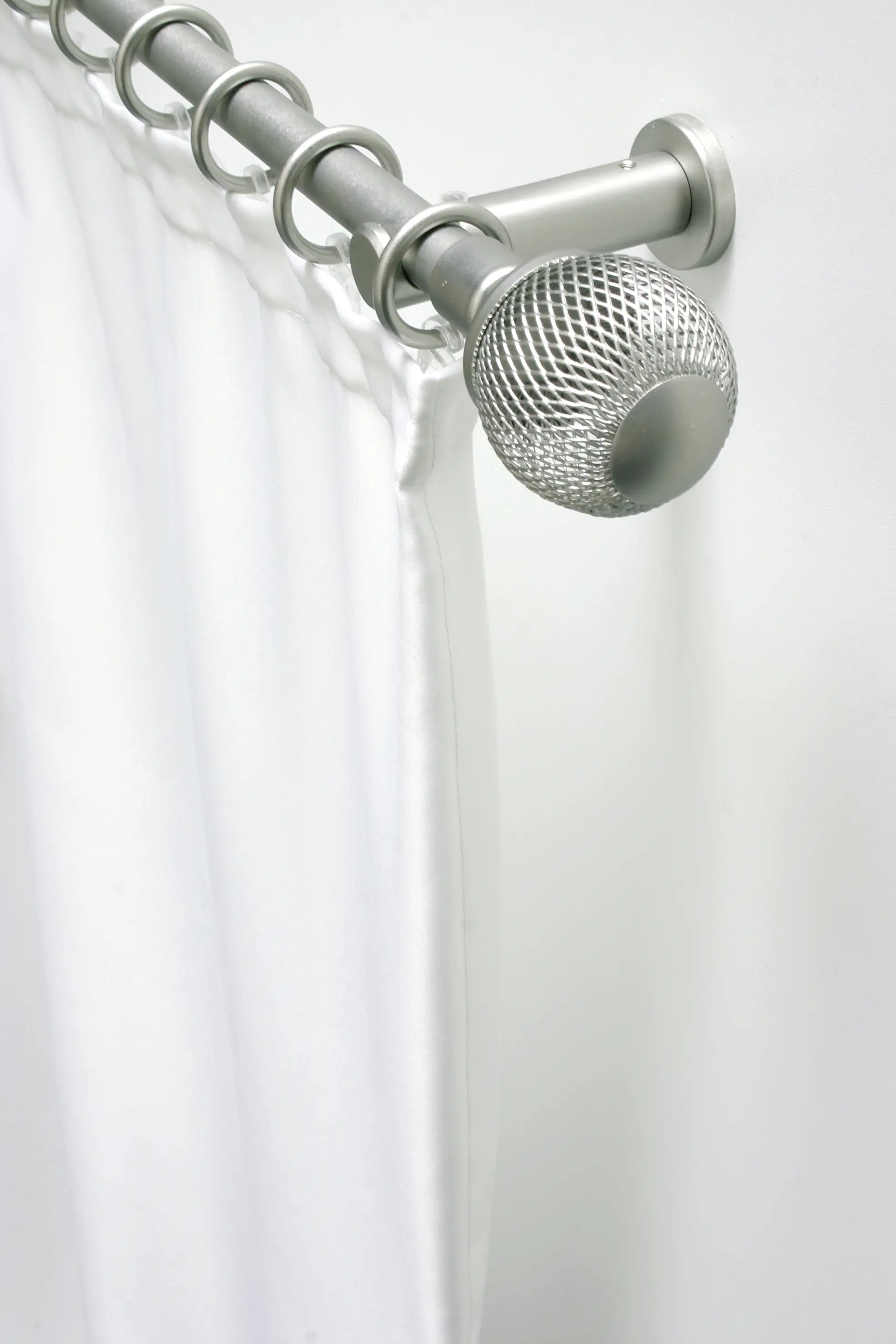 Gardinia Gardinenstange Memphis Ø 16 mm, edelstahl-optik, 120 cm