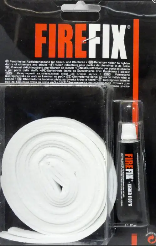 FireFix Abdichtungsflachband 3 x 10 mm, Länge 3m, inkl. Kleber