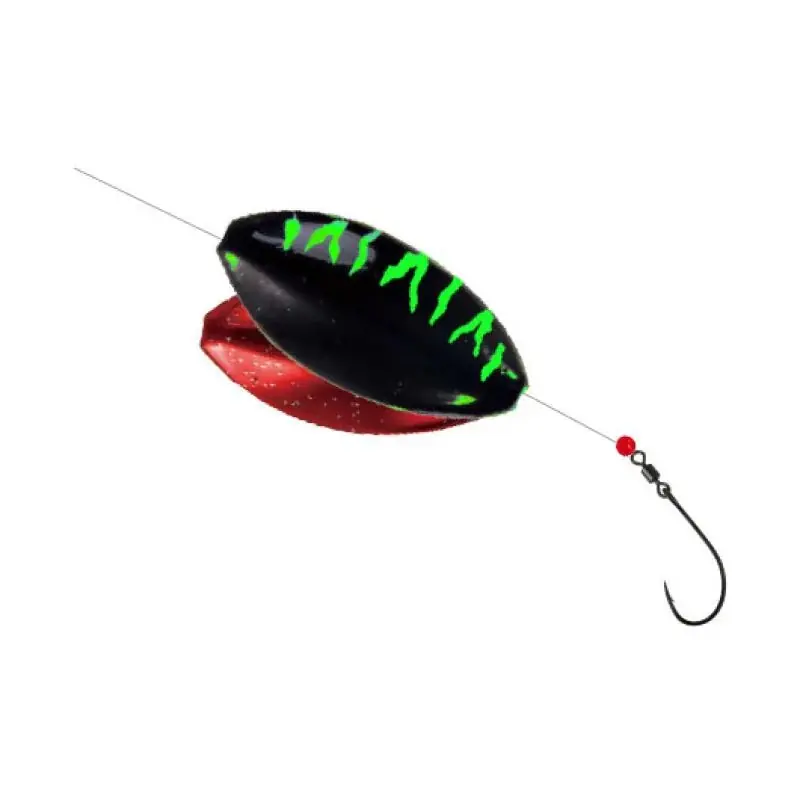 Paladin Angelköder Rotor Trout Tracker 2,9 g UV schwarz/grün/rot 