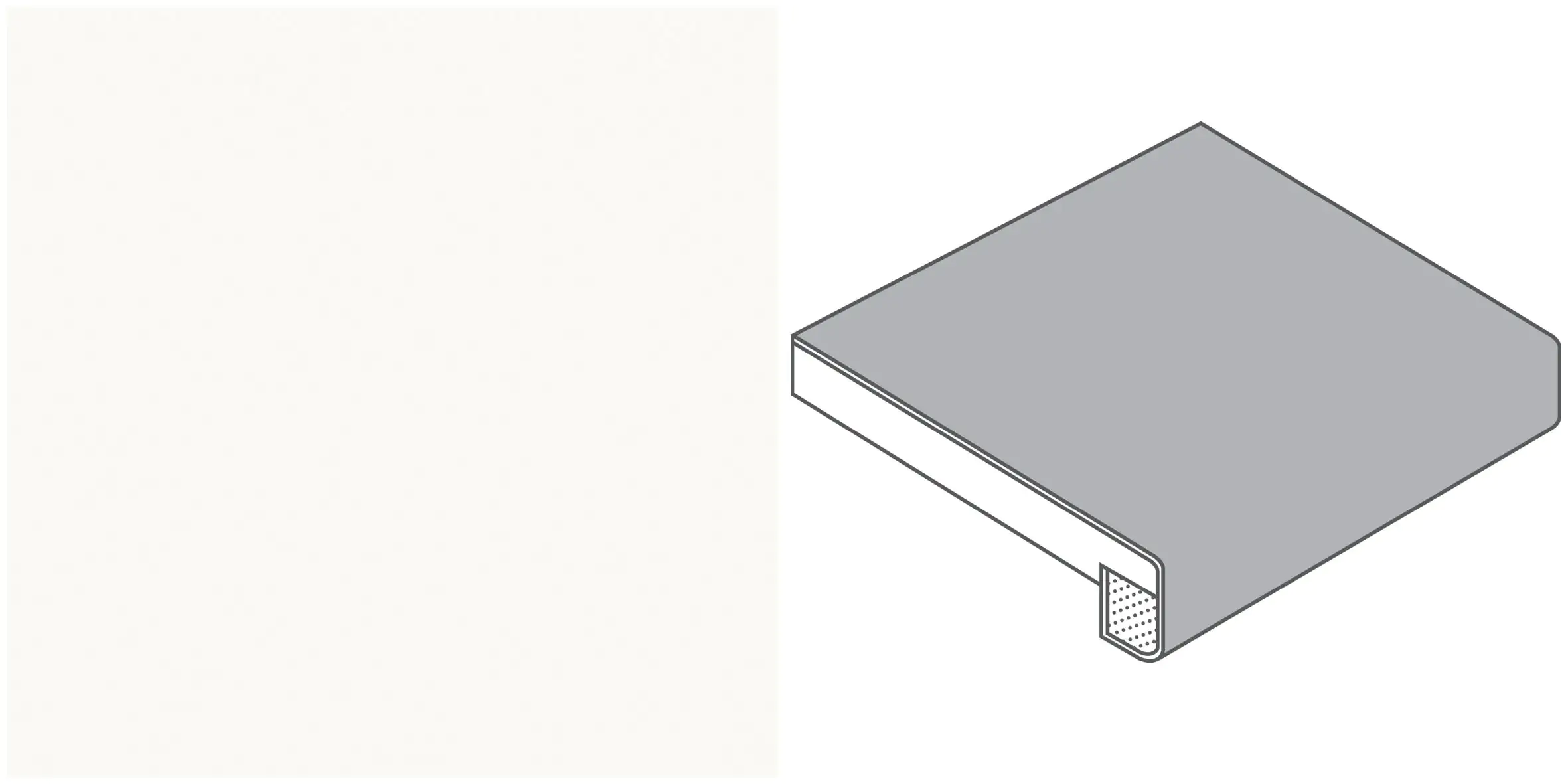 GetaElements Fensterbank InStyle alpine weiß 4100 x 300 x 18,8 mm GetaElements Fensterbank InStyle alpine weiß 4100 x 300 x 18,8 mm