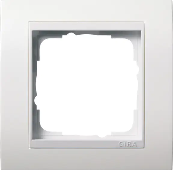 Gira Abdeckrahmen 1-fach Event, reinweiß matt
