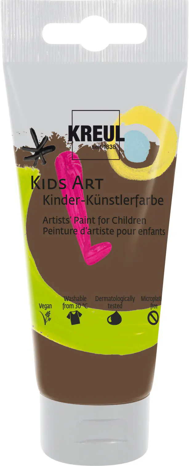 Kreul Kids Art Kinder-Künstlerfarbe dunkelbraun 75 ml Kreul Kids Art Kinder-Künstlerfarbe dunkelbraun 75 ml