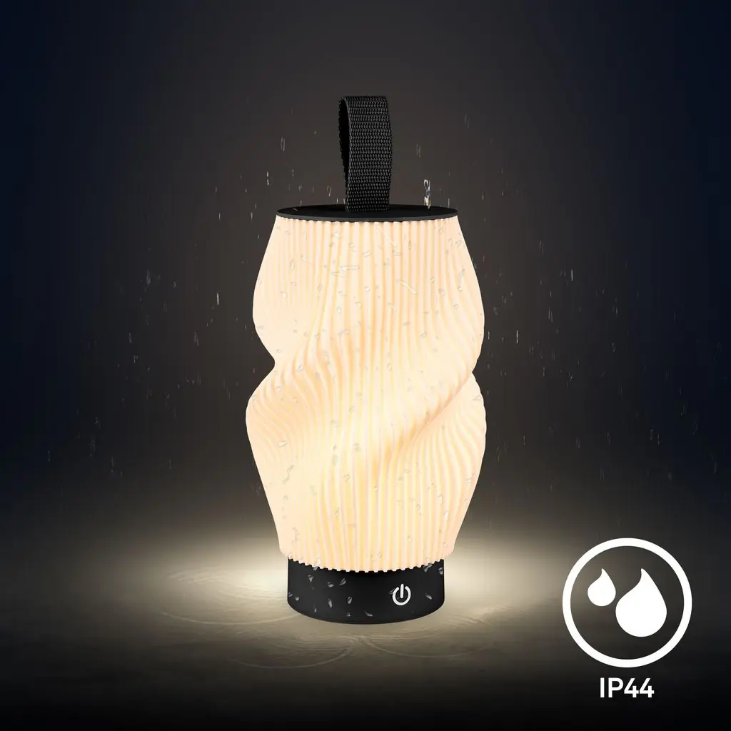 Briloner LED Akku-Tischleuchte Tubi schwarz 2W 150lm warmweiß dimmbar