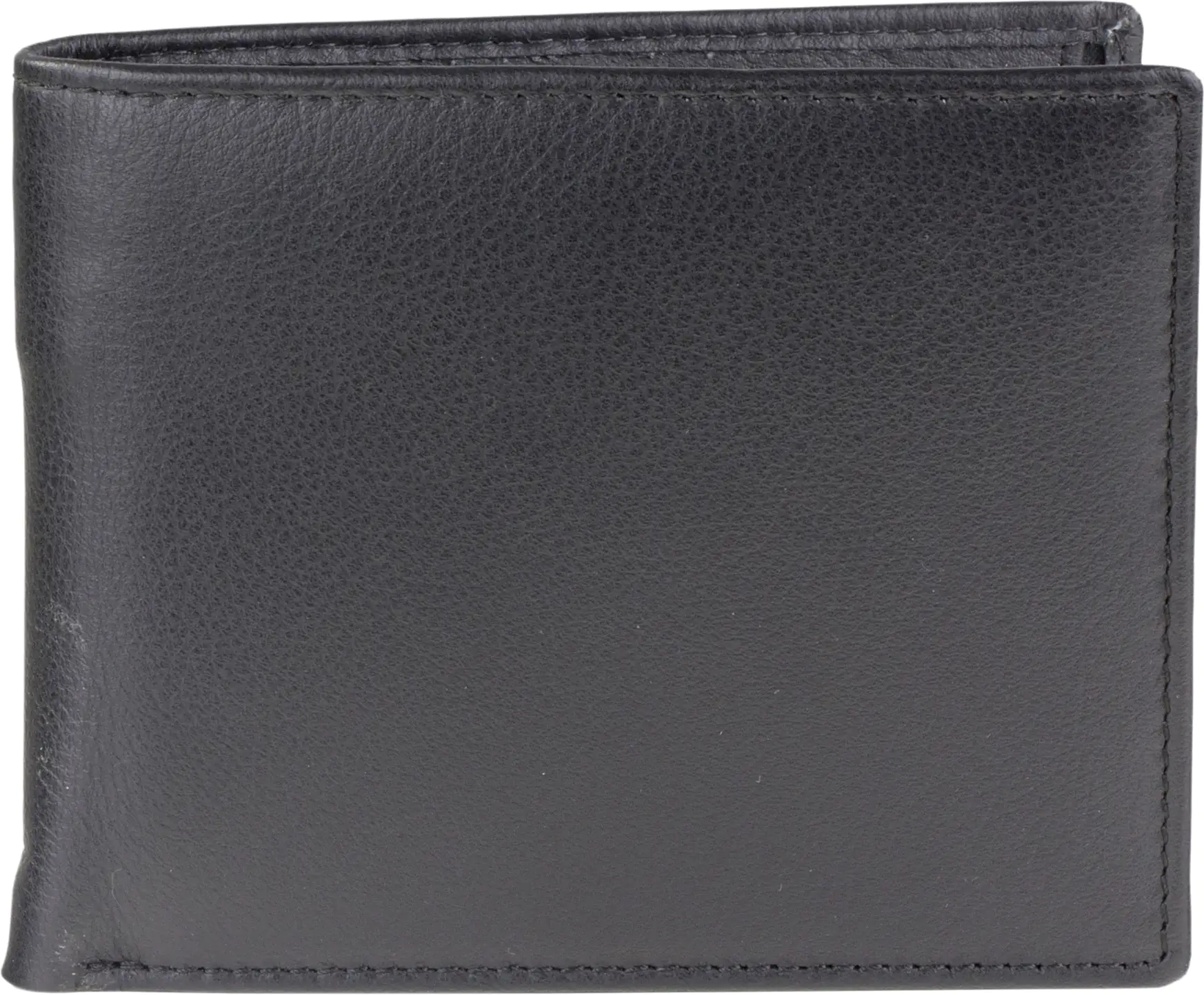 Geldbörse Leder schwarz 12 x 2 x 10 cm