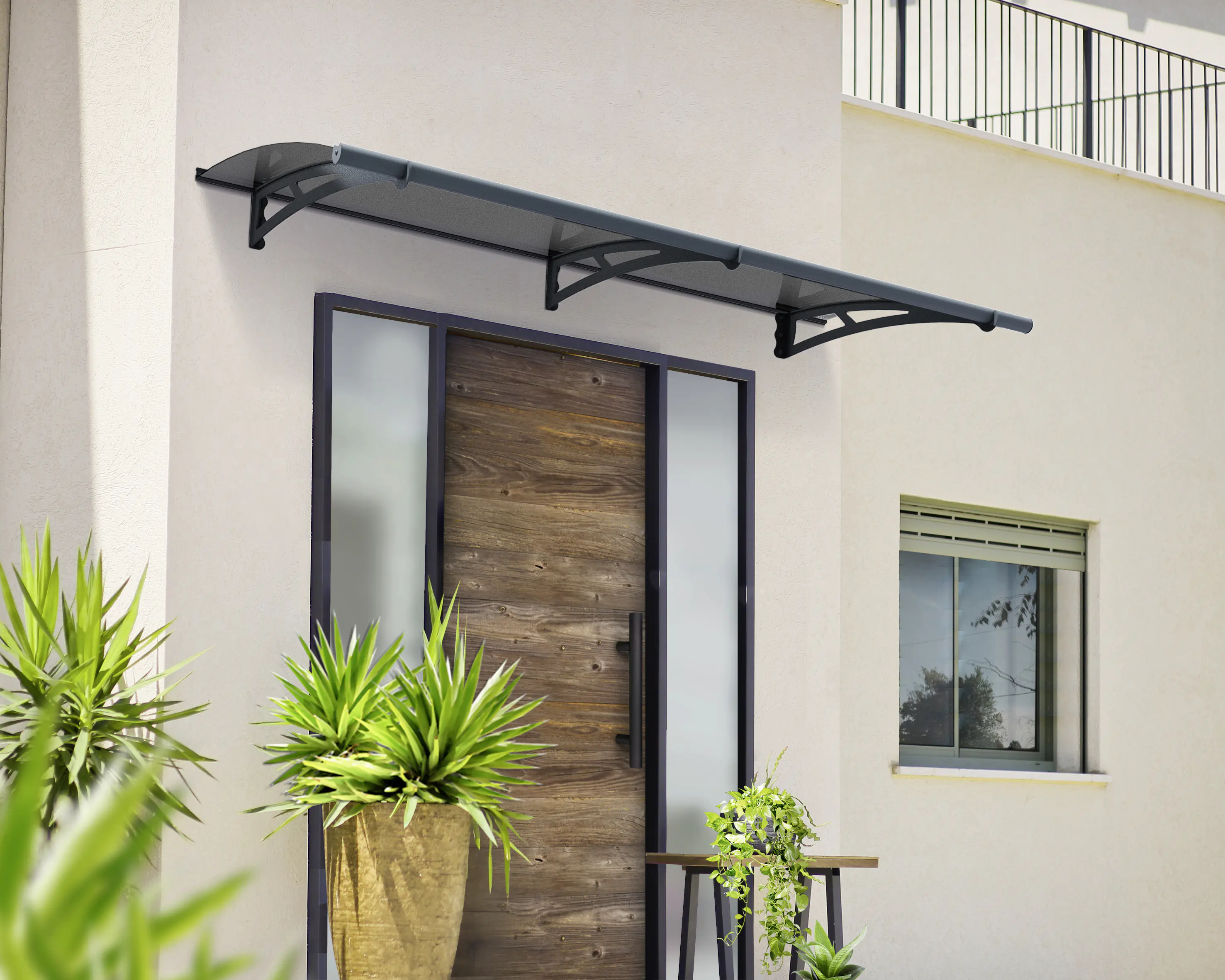 Canopia Vordach Aquila  205,5 x 91,5 cm anthrazit