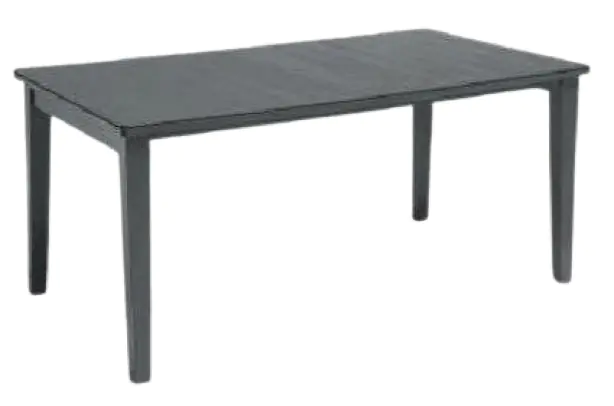 Tisch Futura 165 x 94 x 75 cm, rechteckig, anthrazit Tisch Futura 165 x 94 x 75 cm, rechteckig, anthrazit