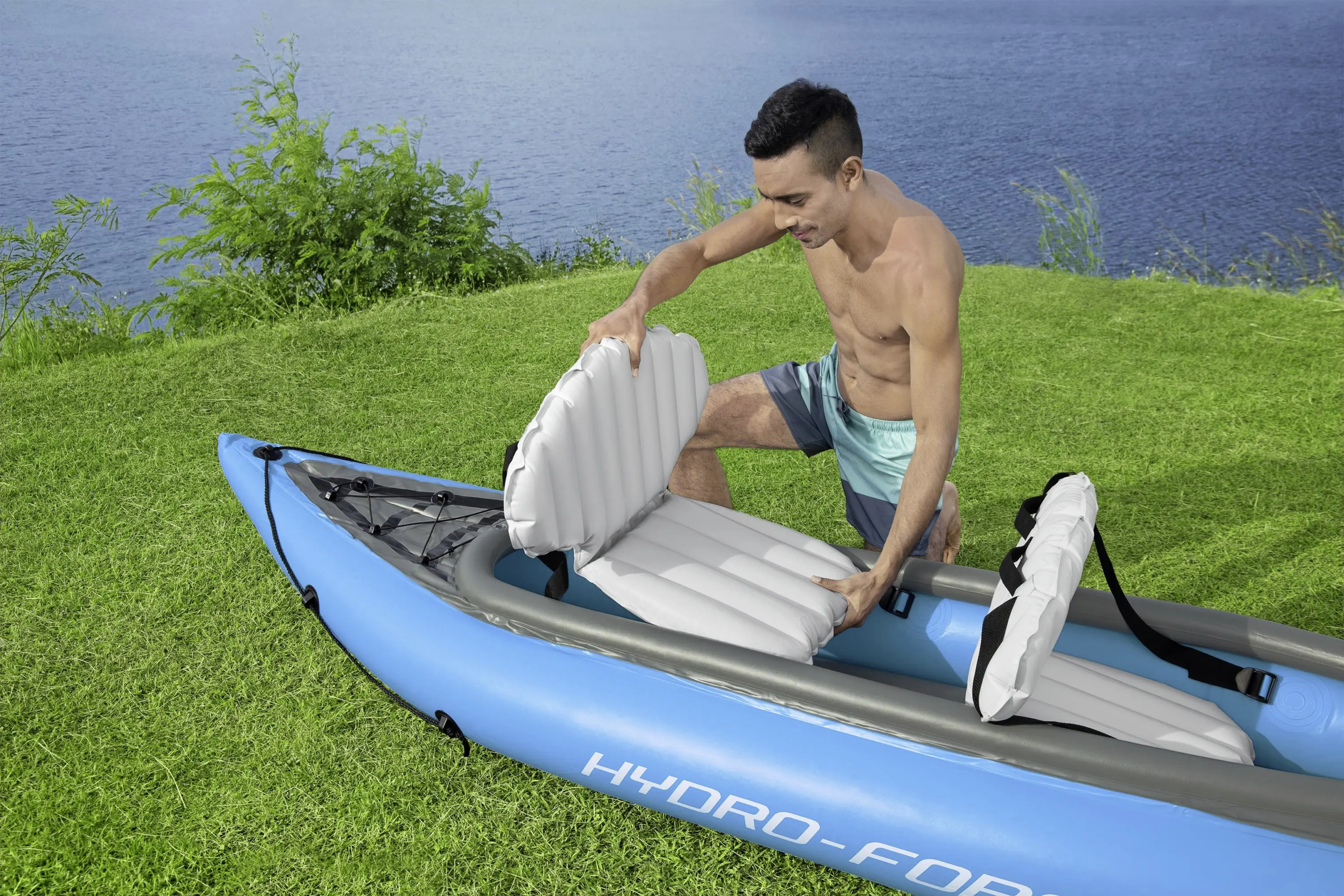 Bestway Kajak-Set Hydro Force für 2 Personen Cove Champion 331 x 88 x 45 cm