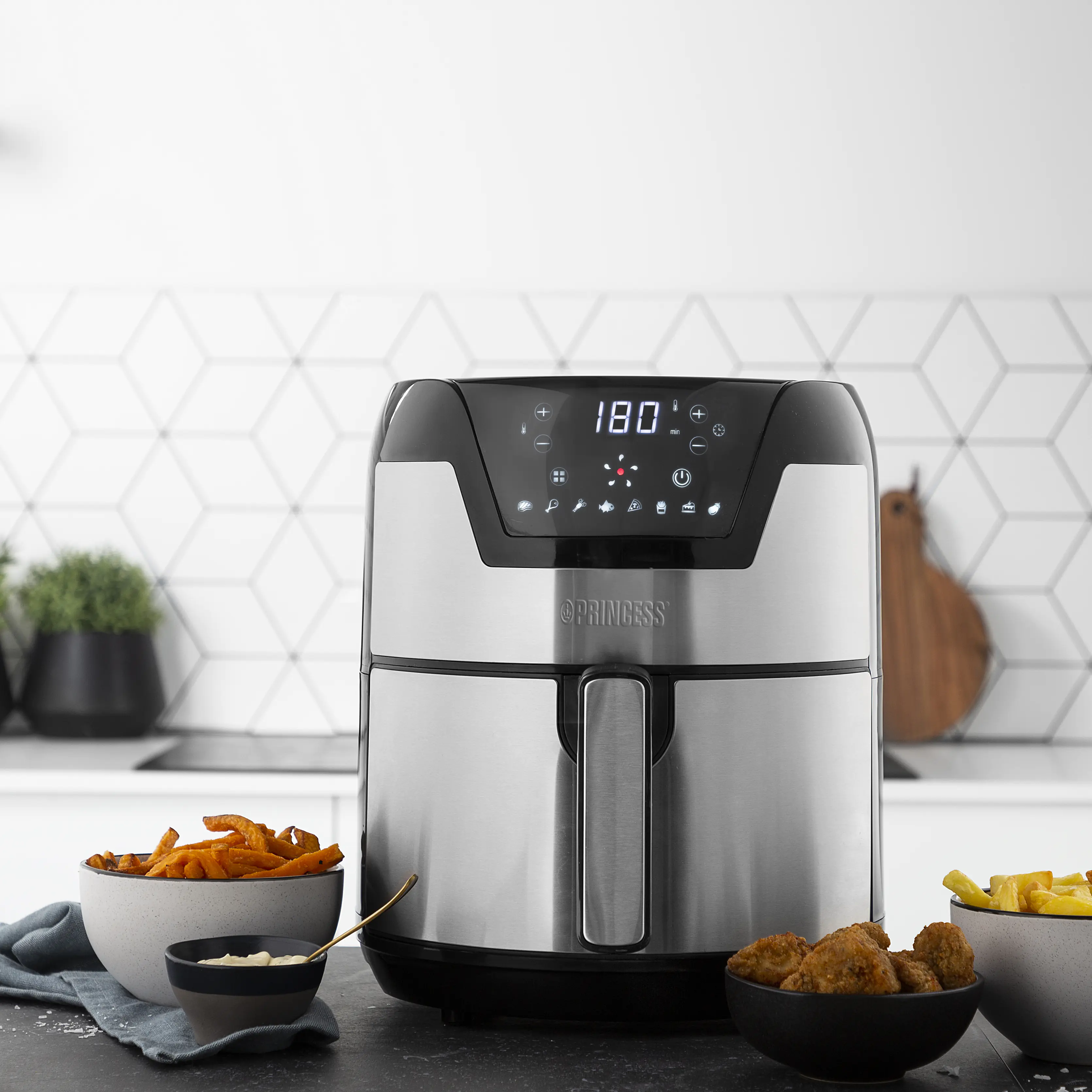 Princess Heißluftfritteuse XXL 4,5 L, 1500 Watt Princess Heißluftfritteuse XXL 4,5 L, 1500 Watt