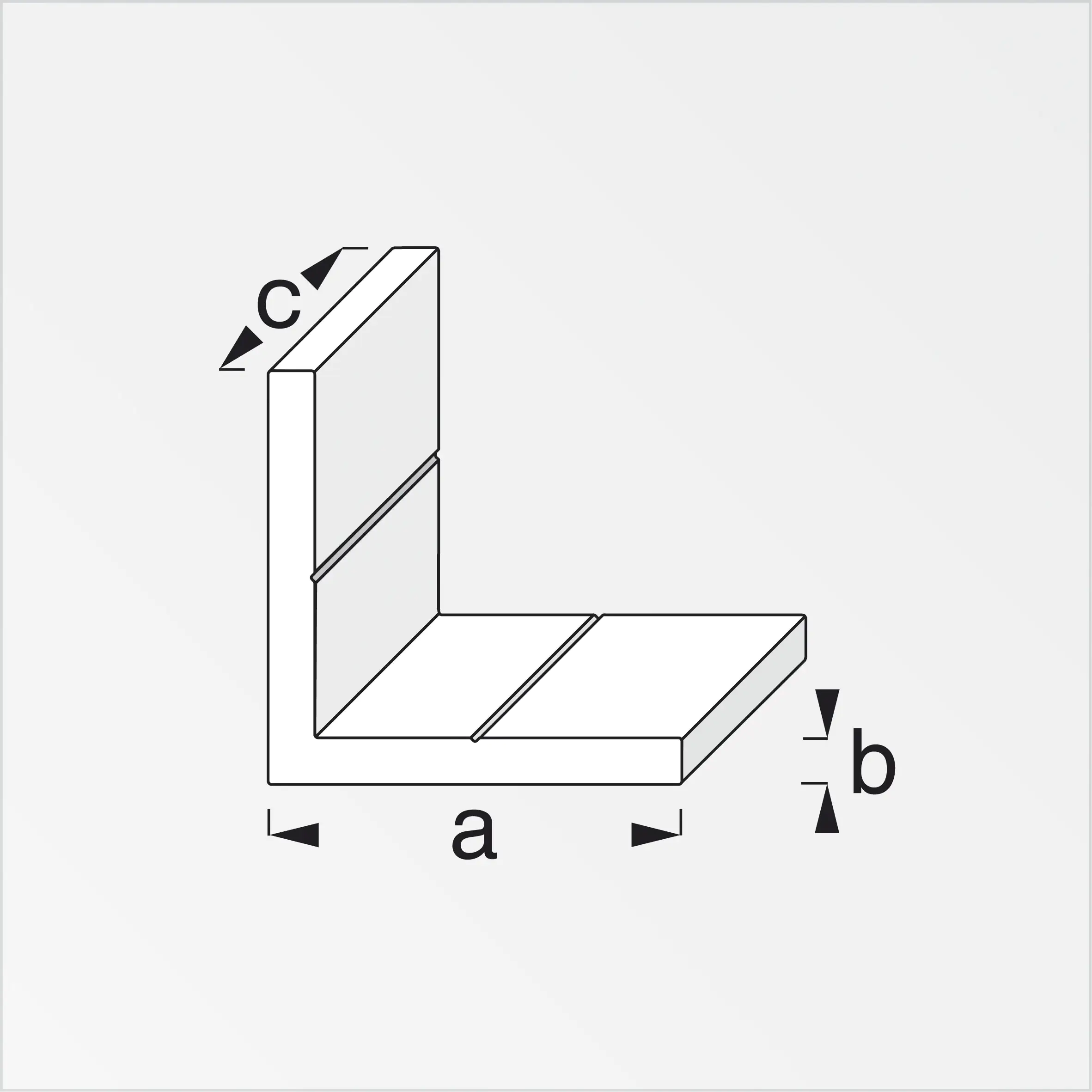 alfer Eckwinkel 35.5 x 35.5 x 11.5 mm Aluminium roh blank