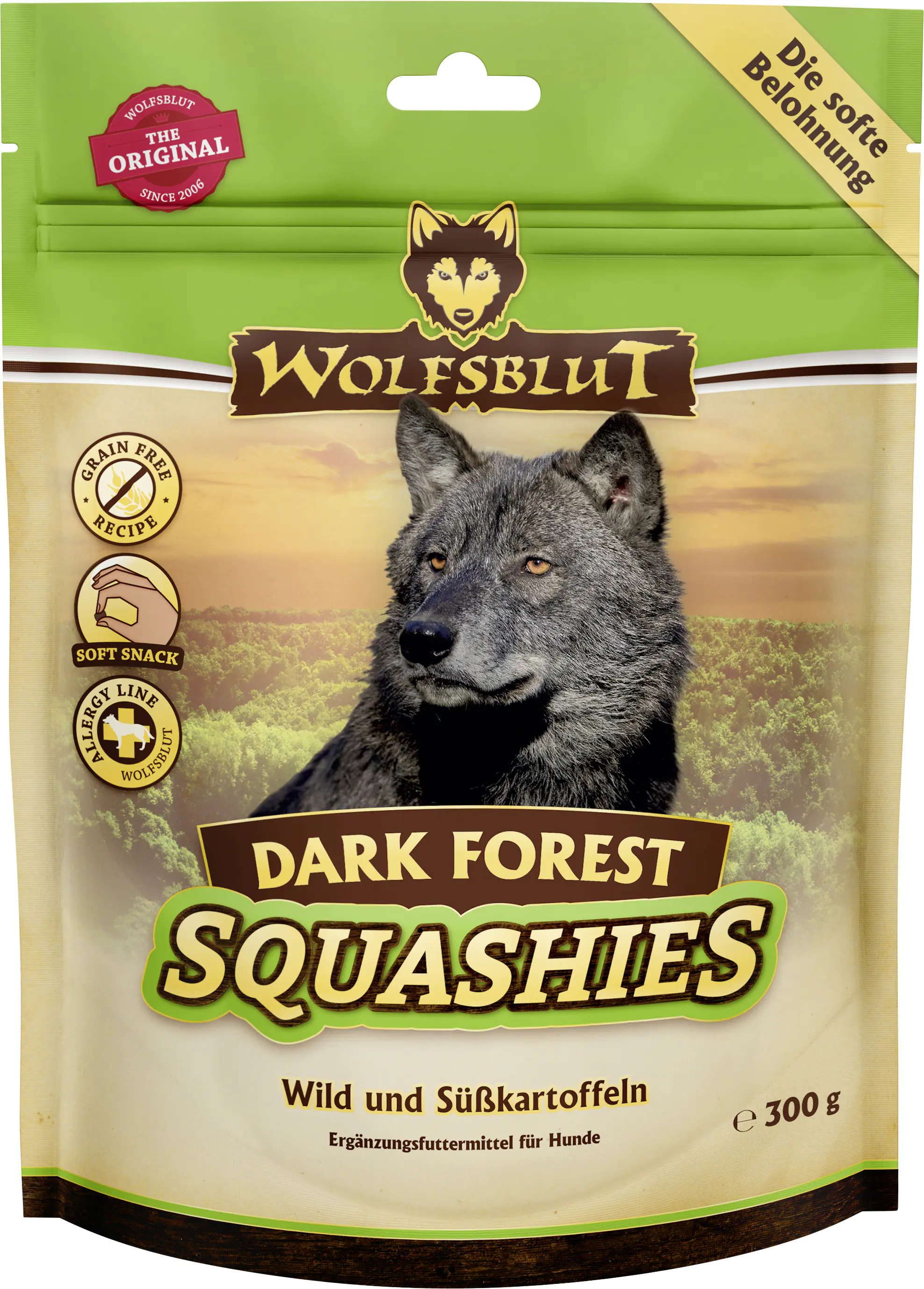 Wolfsblut Hundeleckerli Soft Squashies 300 g Wild