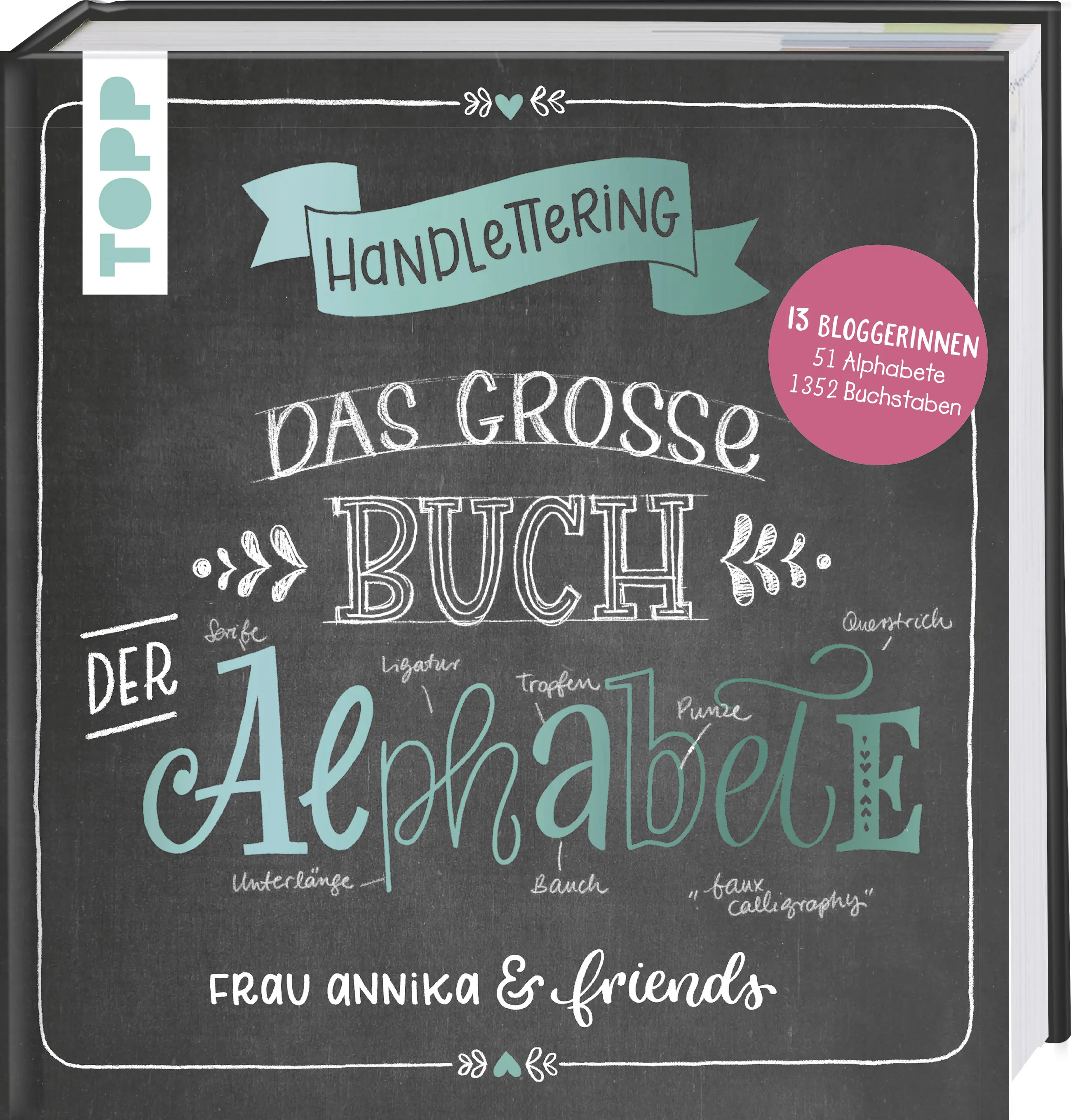 Handlettering -Das große Buch der Alphabete