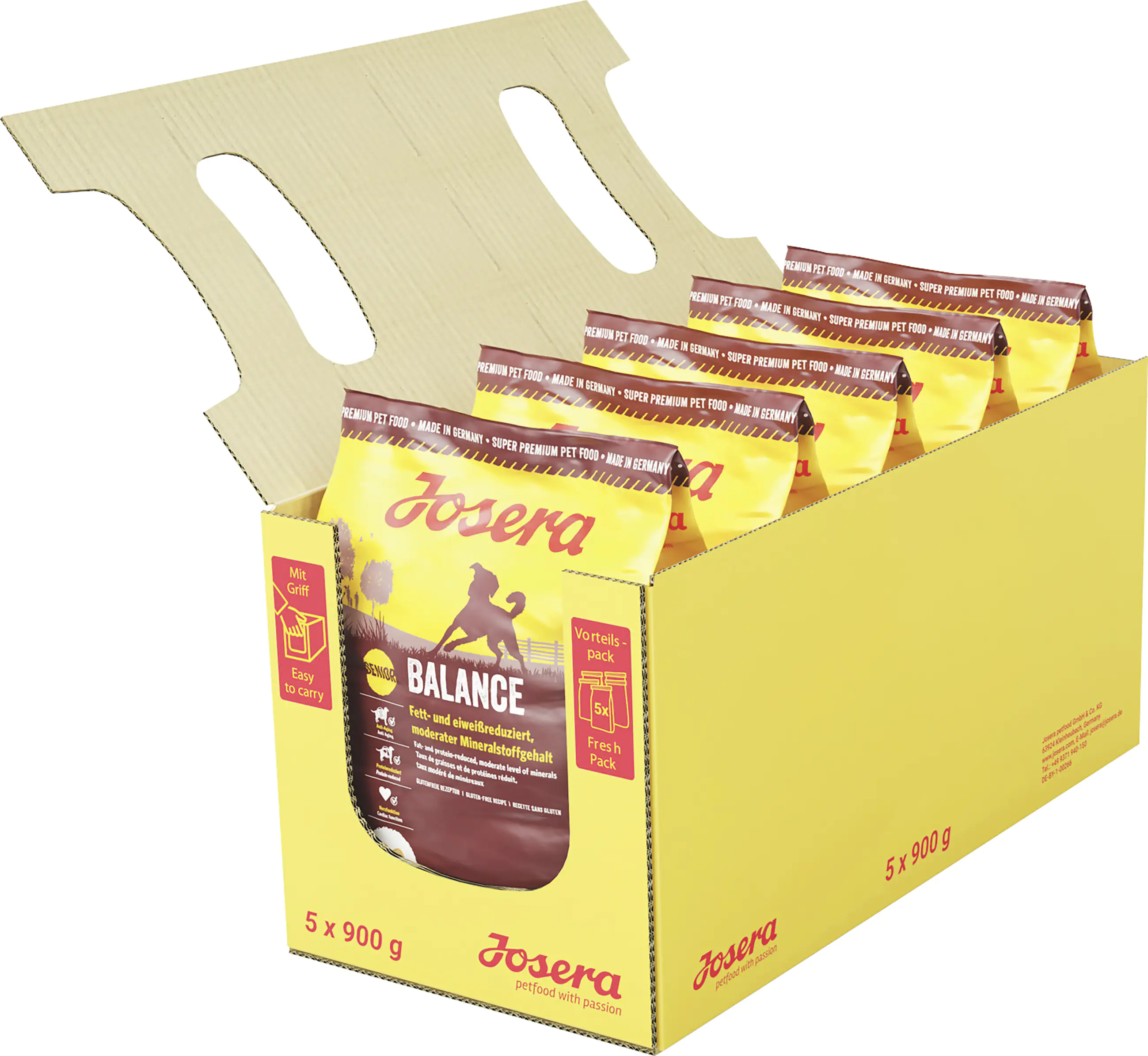 Josera Hundefutter Super Premium Balance 5 x 900 g