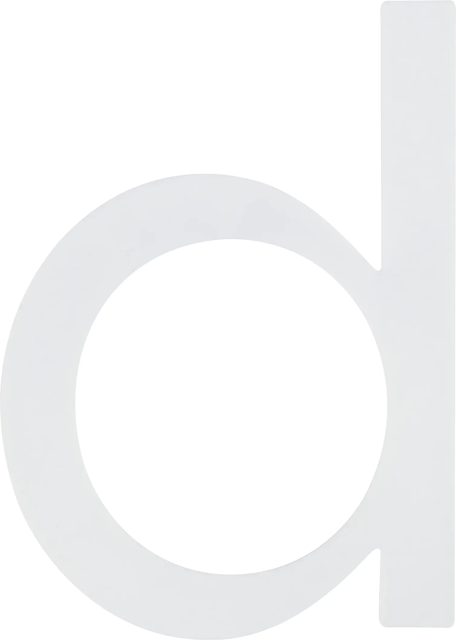 Alpertec Klebebuchstabe "D"