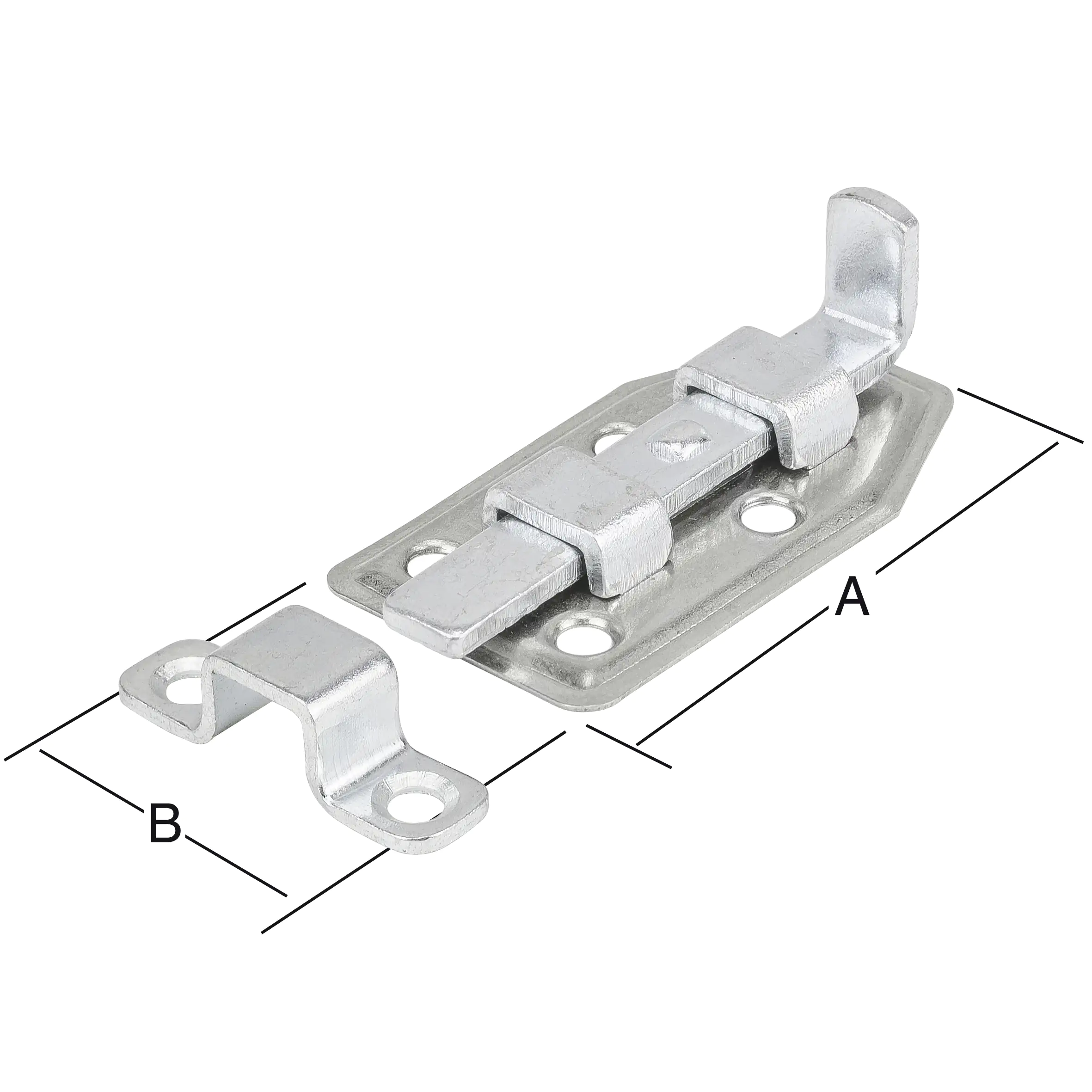 Vormann Mini-Riegel verzinkt 40 x 22 mm Vormann Mini-Riegel verzinkt 40 x 22 mm