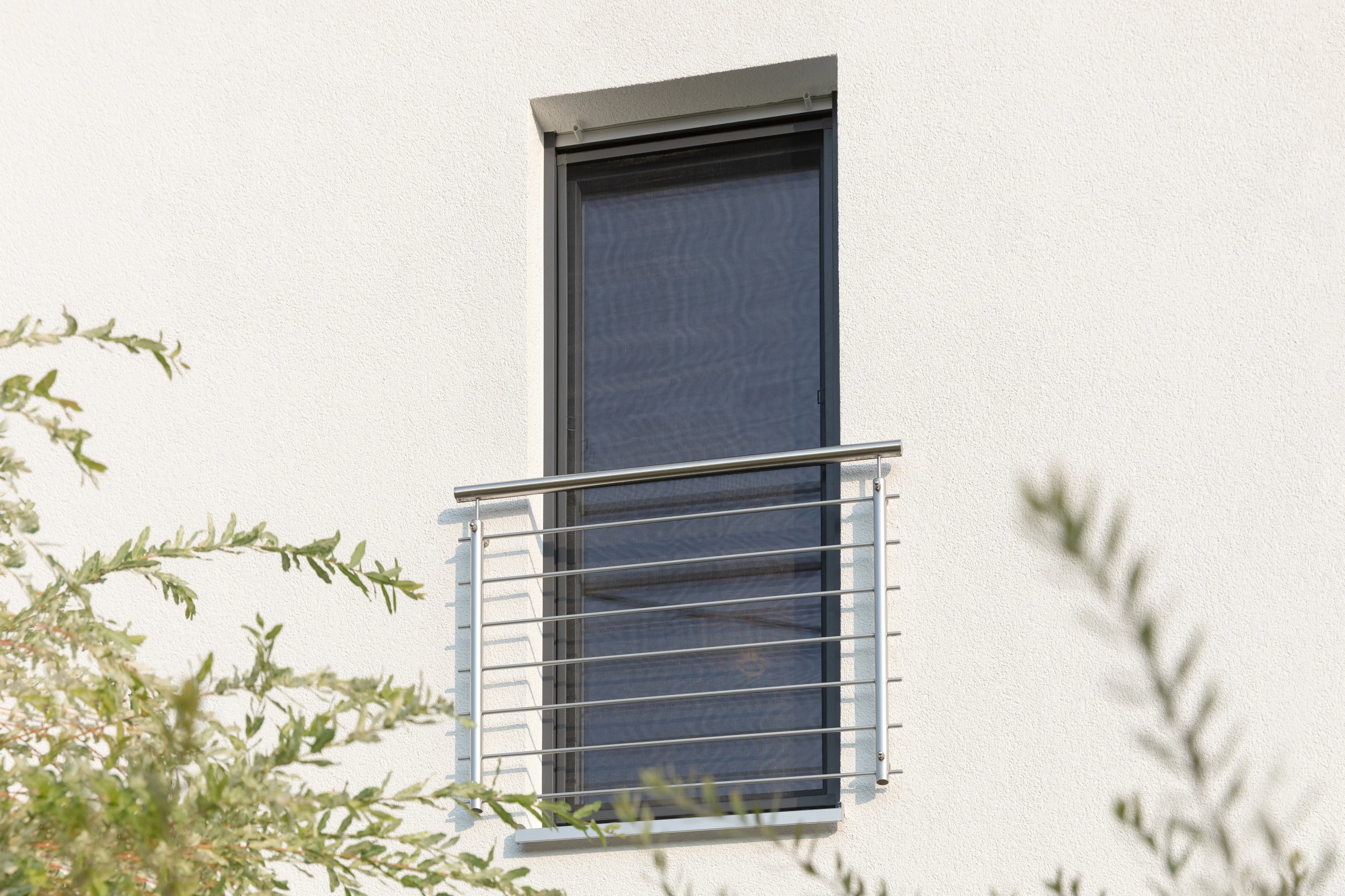 Schellenberg Fliegenschutz-Fenster PREMIUM 120 x 240 cm anthrazit/anthrazit kürzbar