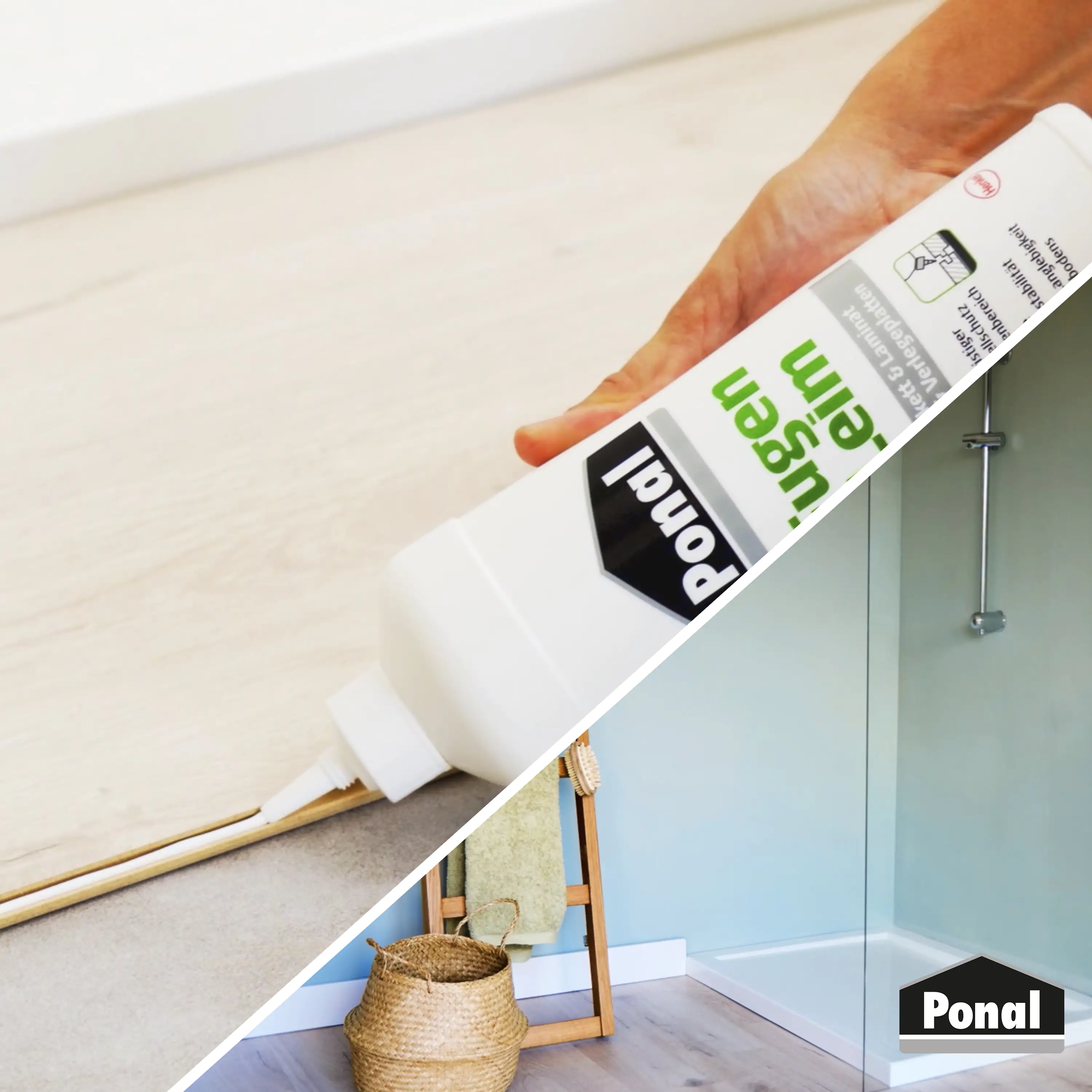 Ponal Fugenleim Parkett & Laminat 1 kg Flasche, trocknet transparent