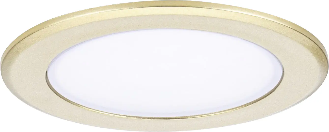 Paulmann LED Möbel-Einbauleuchte gold matt Ø 6,5 cm warmweiß 3er Set