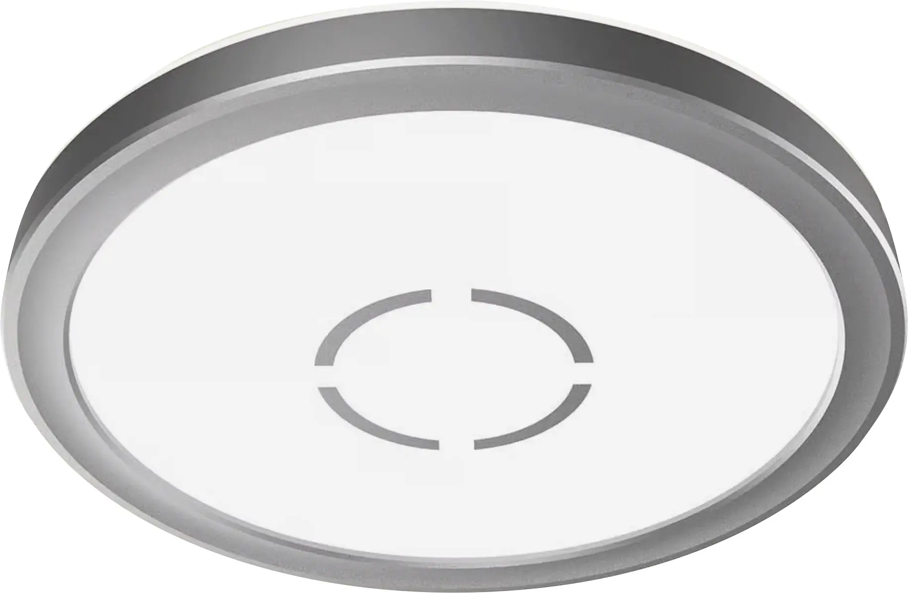 Briloner Slim LED Panel Free silber Ø 19 cm mit Backlight-Effekt