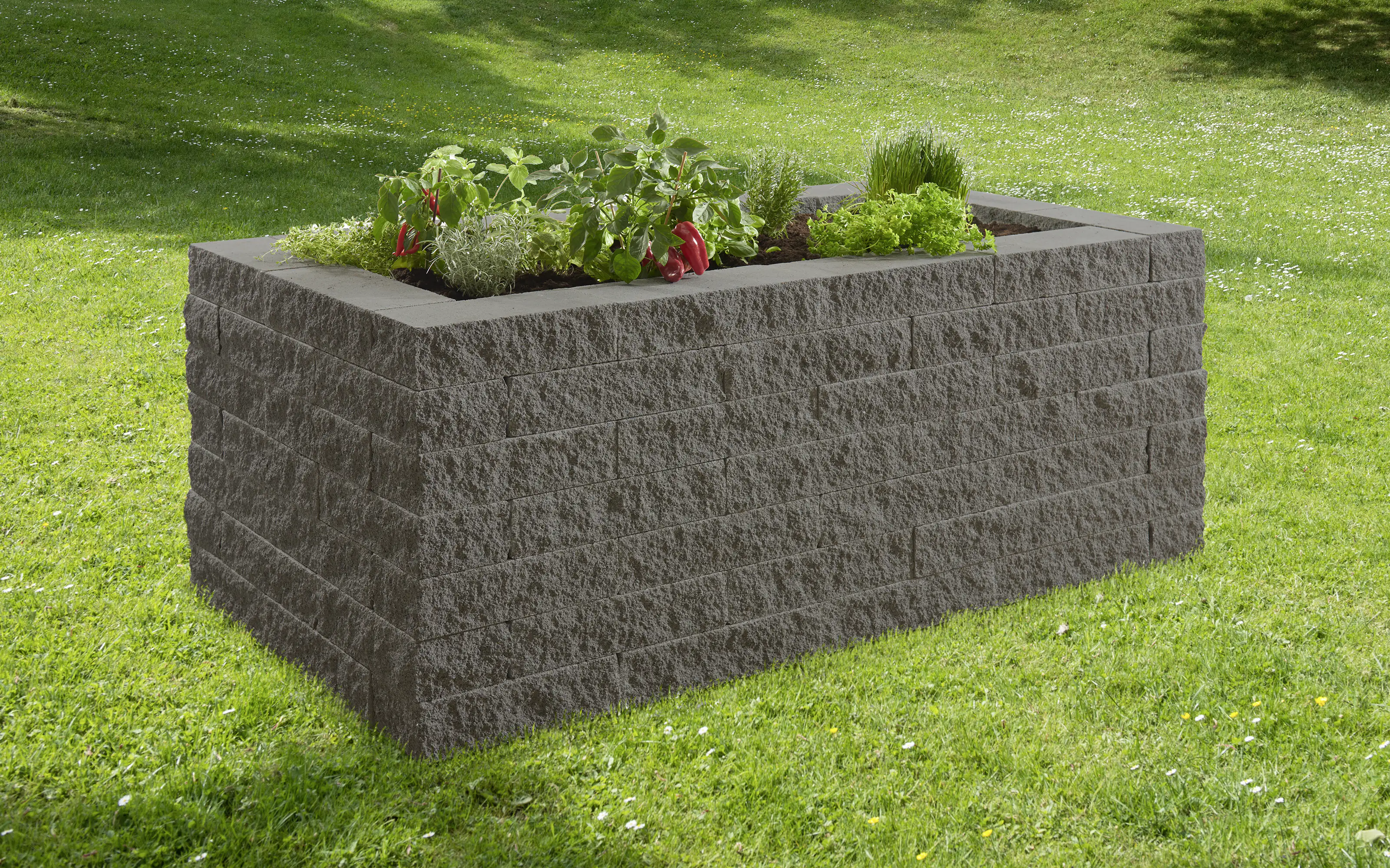 4333692842440_2272183 Kann Hochbeet-Set Montania 170 x 90 x 70 cm graphit