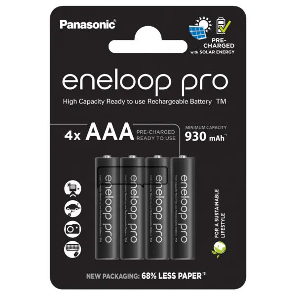 Eneloop Akku AAA Pro 4 Stück 930 mAh