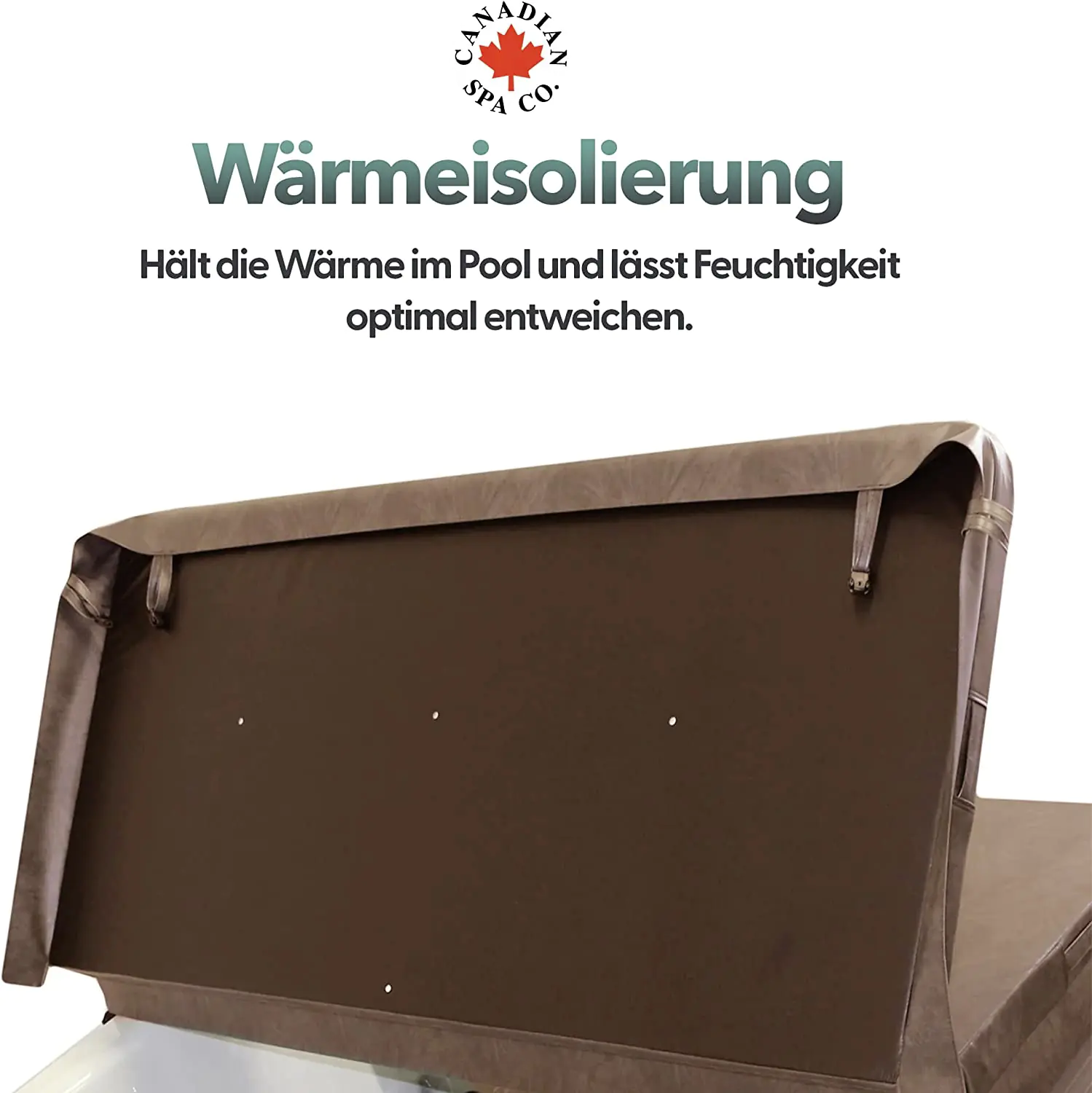 Canadian Spa Deluxe Whirlpool Isolierabdeckung braun 228 x 228 cm universell passend Canadian Spa Deluxe Whirlpool Isolierabdeckung braun 228 x 228 cm universell passend