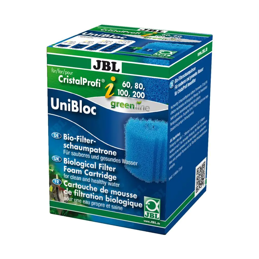 JBL UniBloc Schaumstoffpatrone für Cristal Profi i60,80,100,200 JBL UniBloc Schaumstoffpatrone für Cristal Profi i60,80,100,200