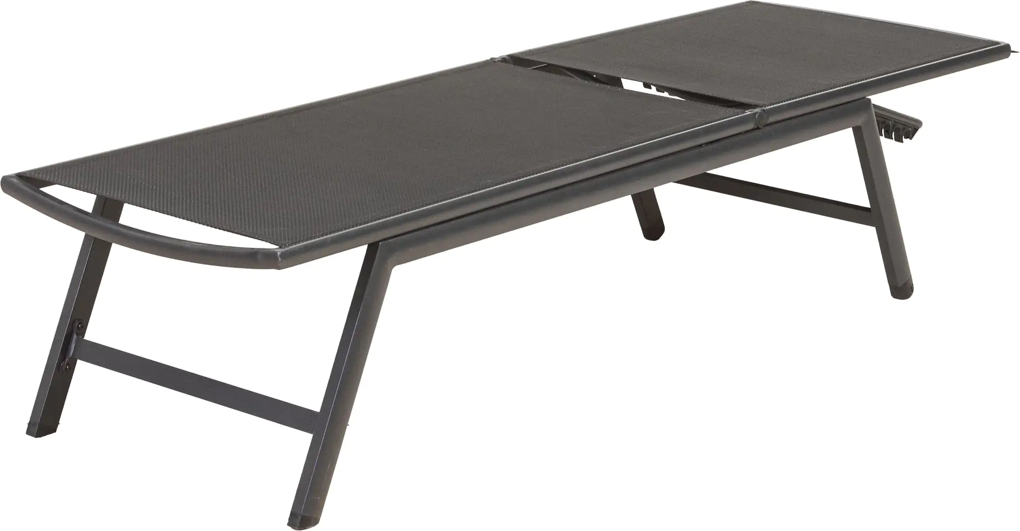 TrendLine Alu Sonnenliege Comfort Textilen Bespannung, schwarz TrendLine Alu Sonnenliege Comfort Textilen Bespannung, schwarz