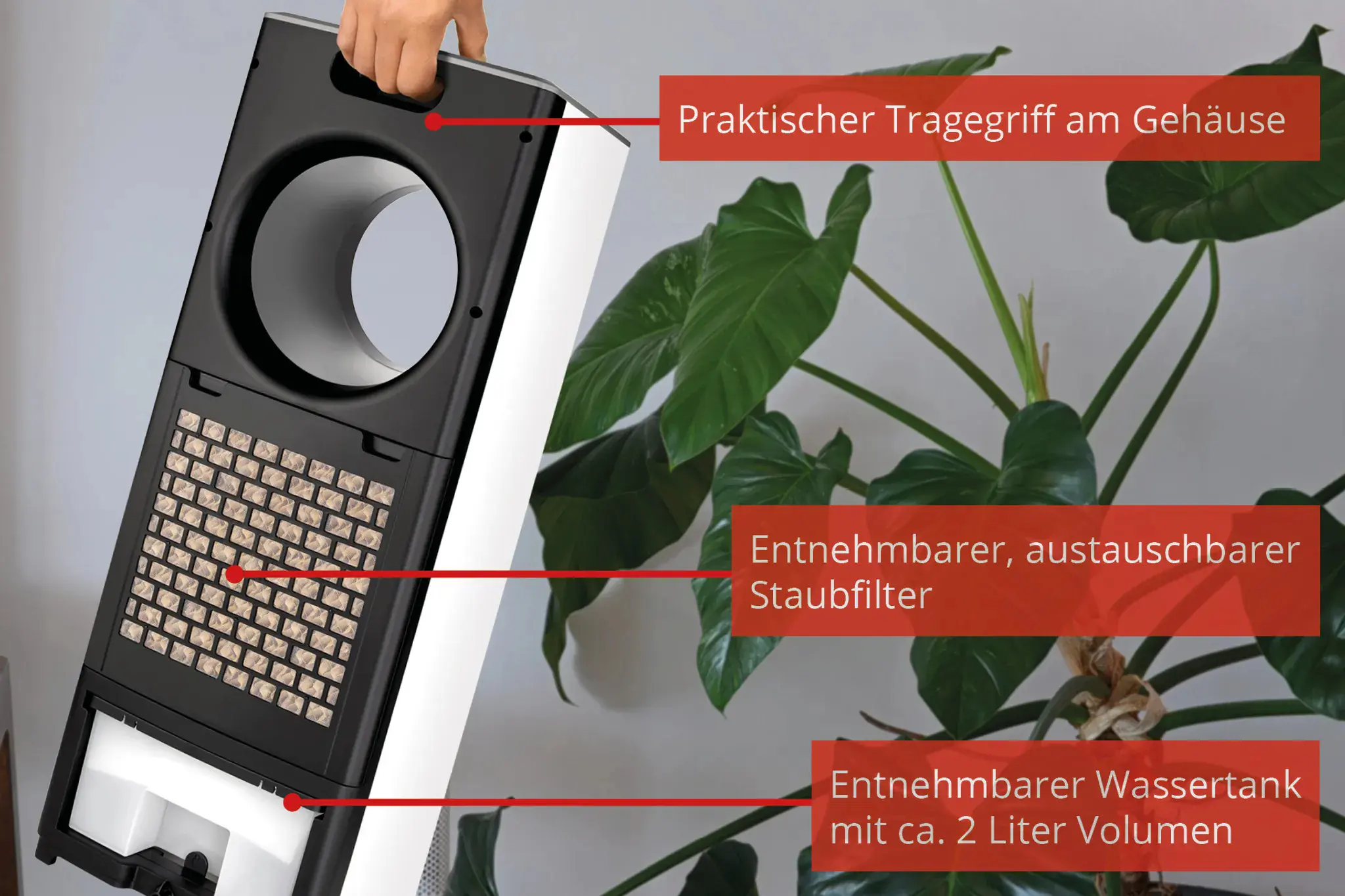 Unold Air Cooler Fresh 110 W 3 Stufen mit Fernbedienung