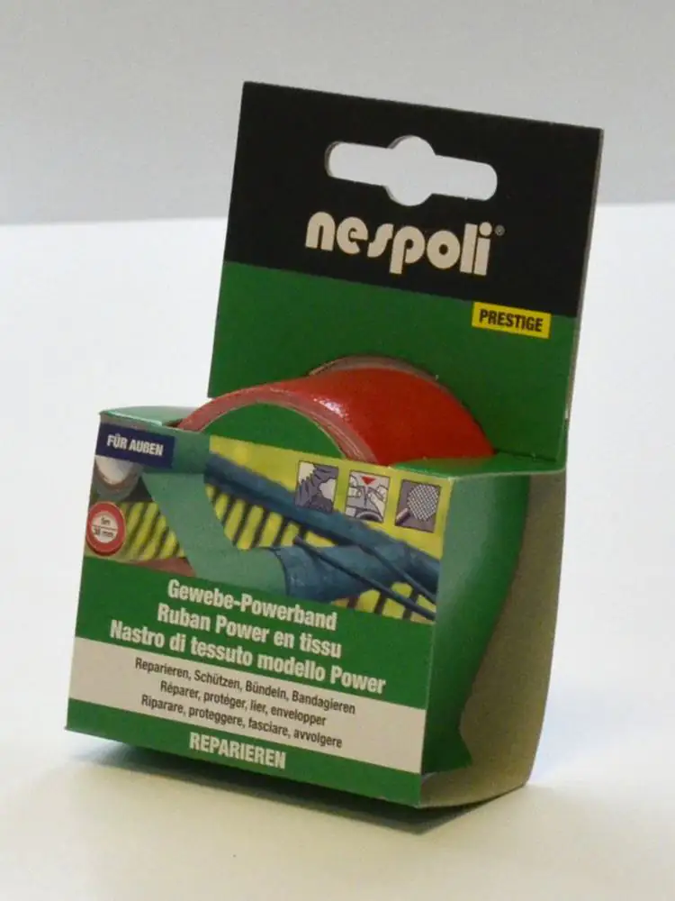 Nespoli Gewebe-Powerband 38 mm x 5 m, rot