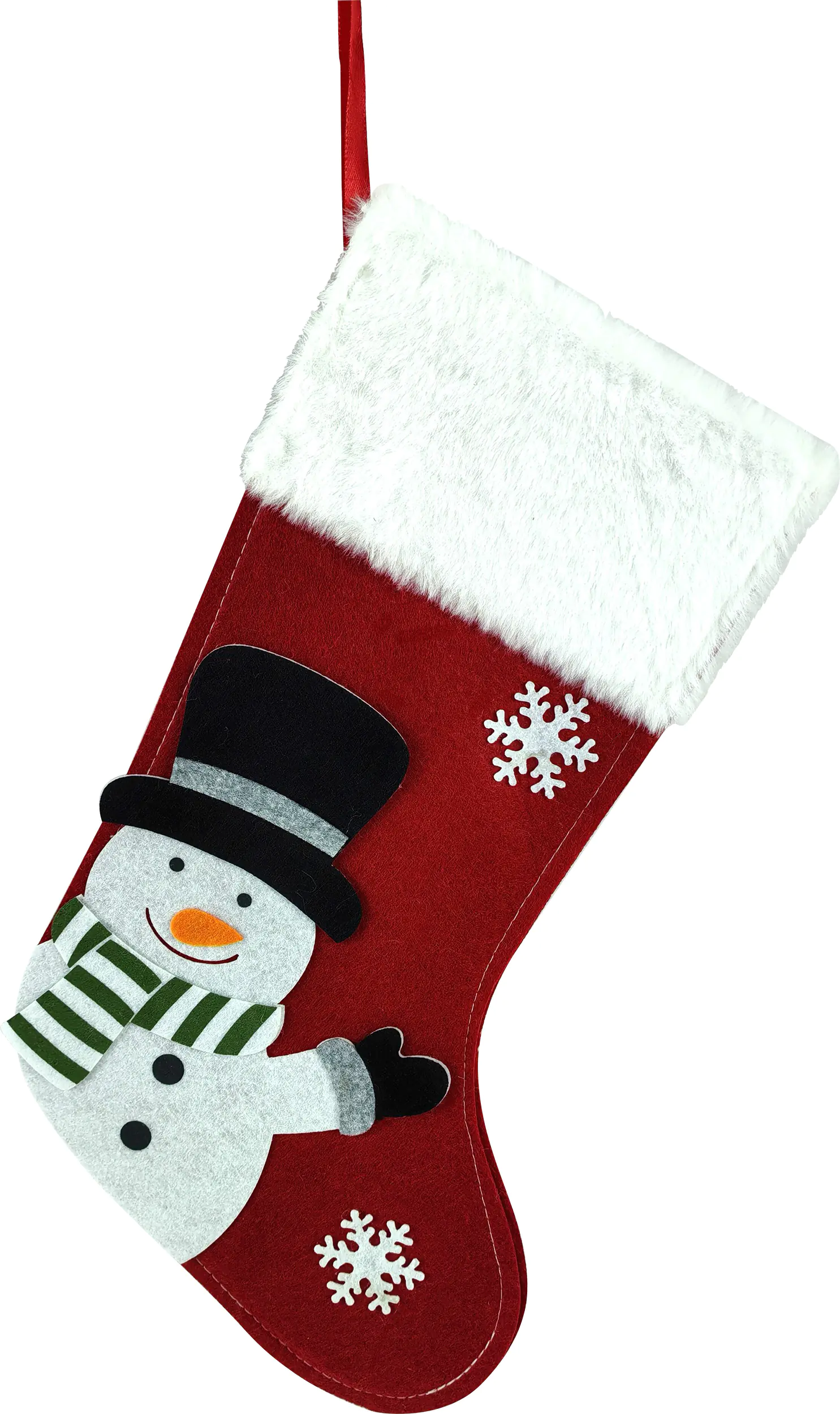 TrendLine Deko Weihnachtsanhänger Filz Socke Schneemann 22 x 1 x 37 cm mehrfarbig TrendLine Deko Weihnachtsanhänger Filz Socke Schneemann 22 x 1 x 37 cm mehrfarbig