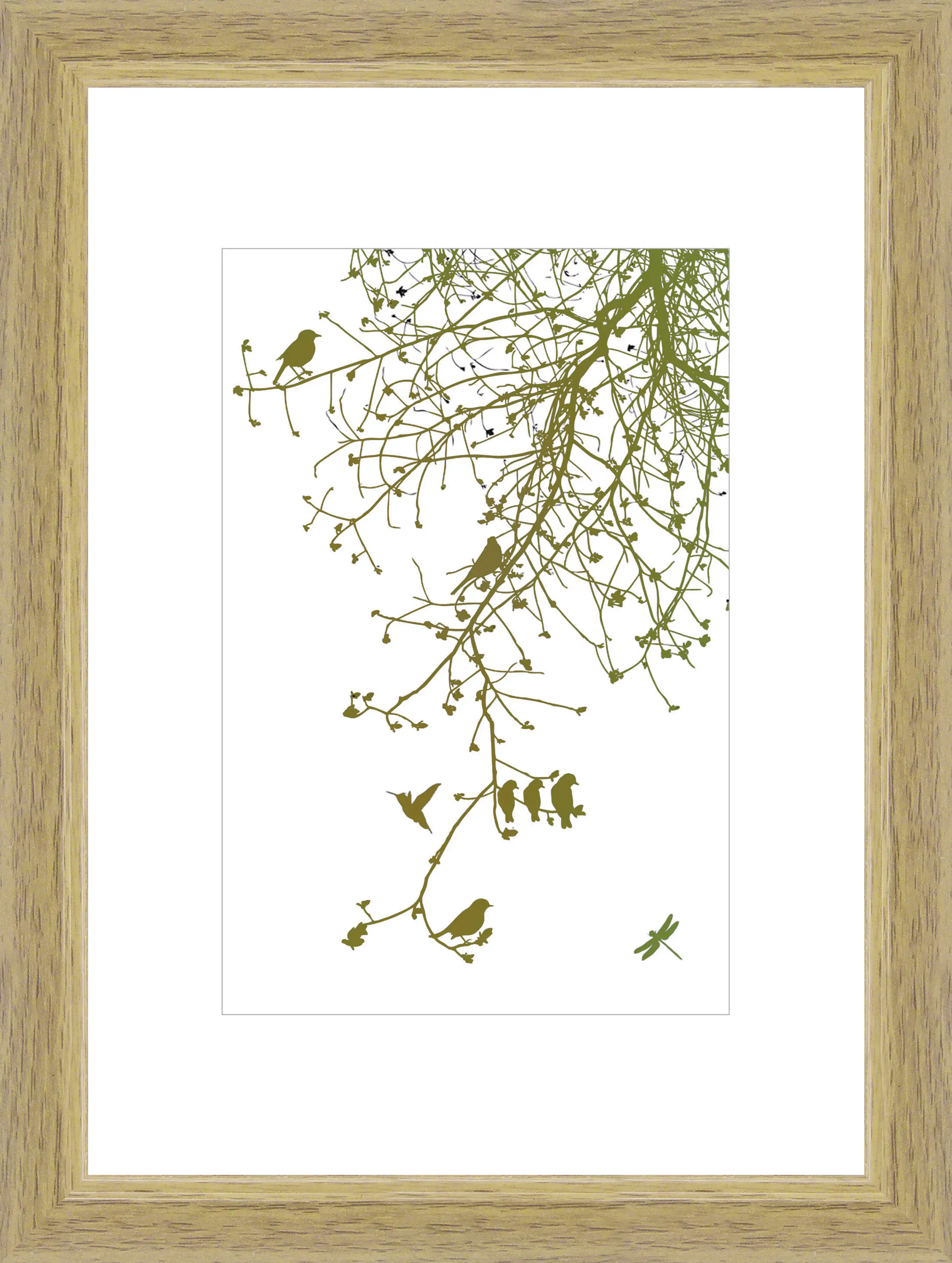 Bilderrahmen Modern eiche, 15 x 21 cm