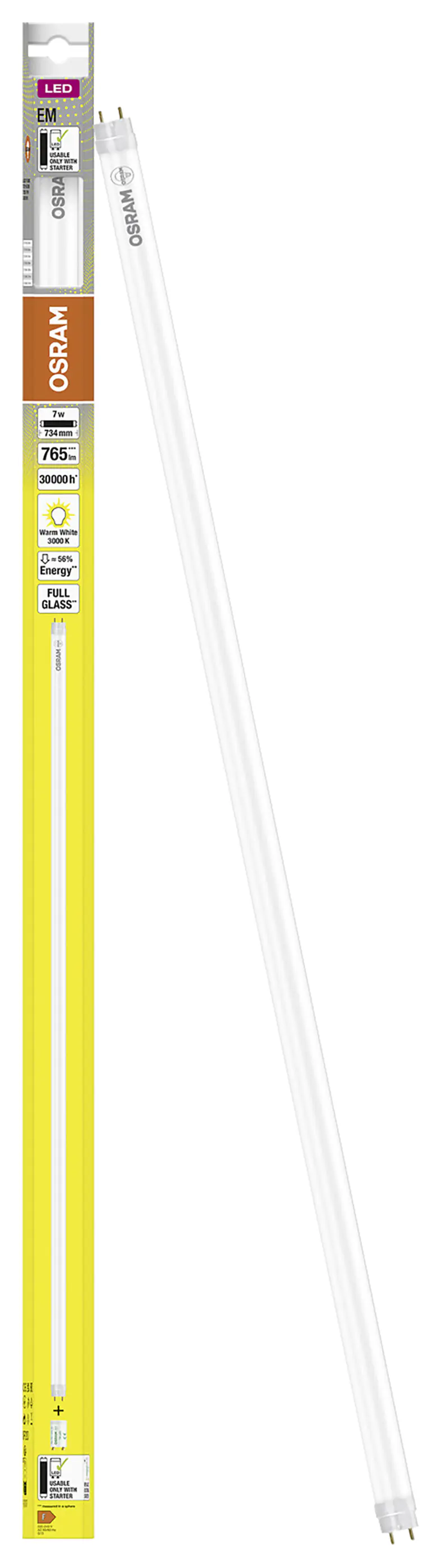 Osram LED Röhre 72 cm G13 7 W warmweiß