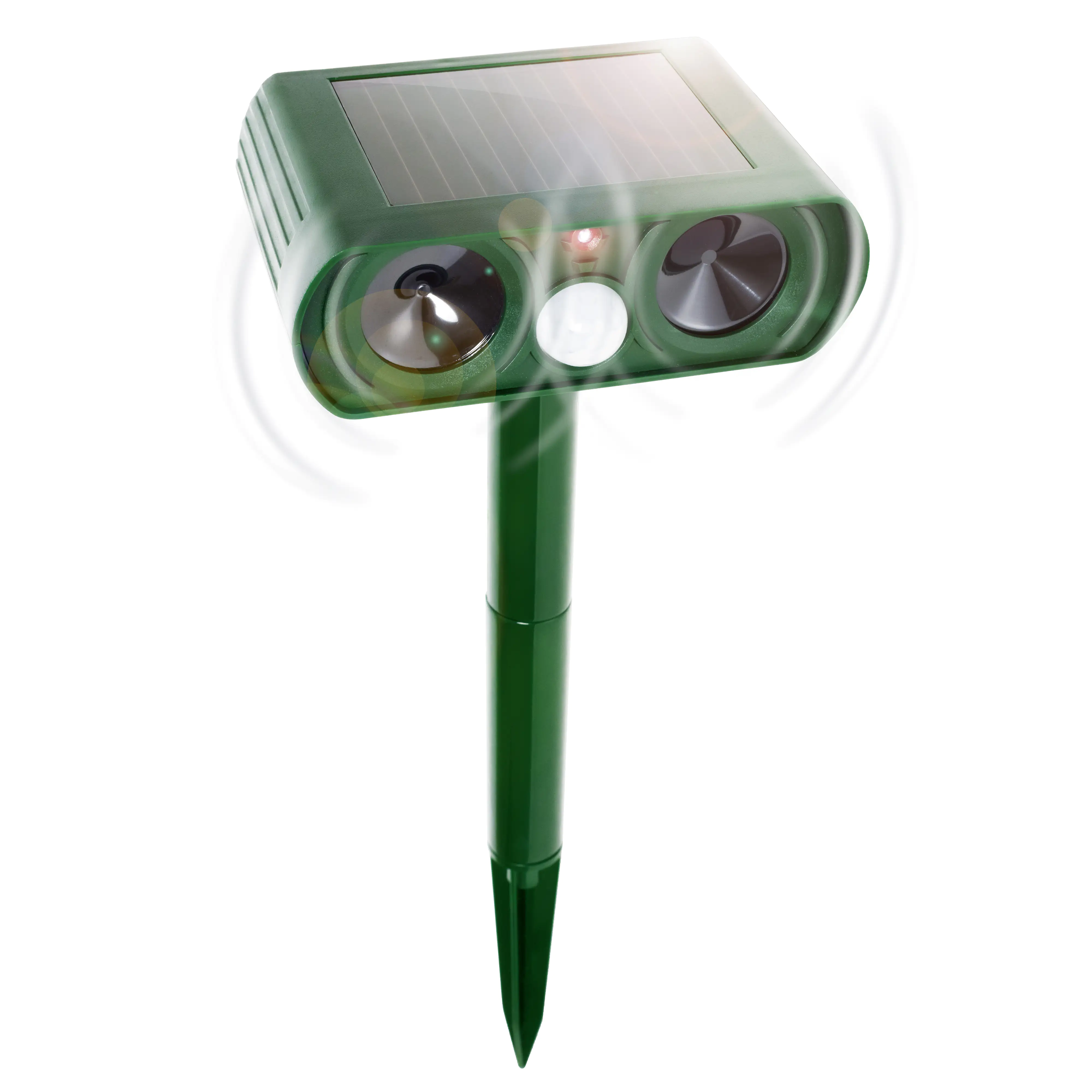 Gardigo Solar Tier Abwehr Dual Unsichtbarer Zaun mit Ultraschall