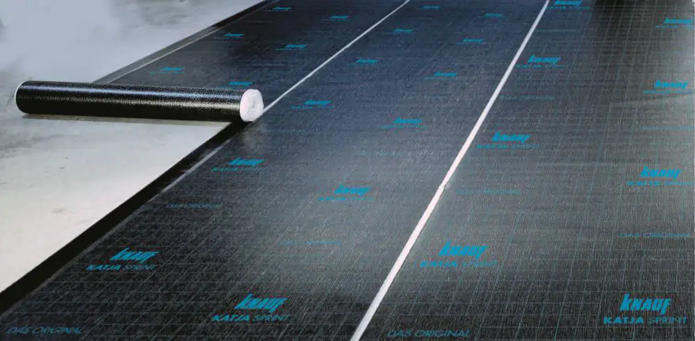 Knauf Katja Sprint Abdichtungsbahn schwarz, 32 x 1,25 m