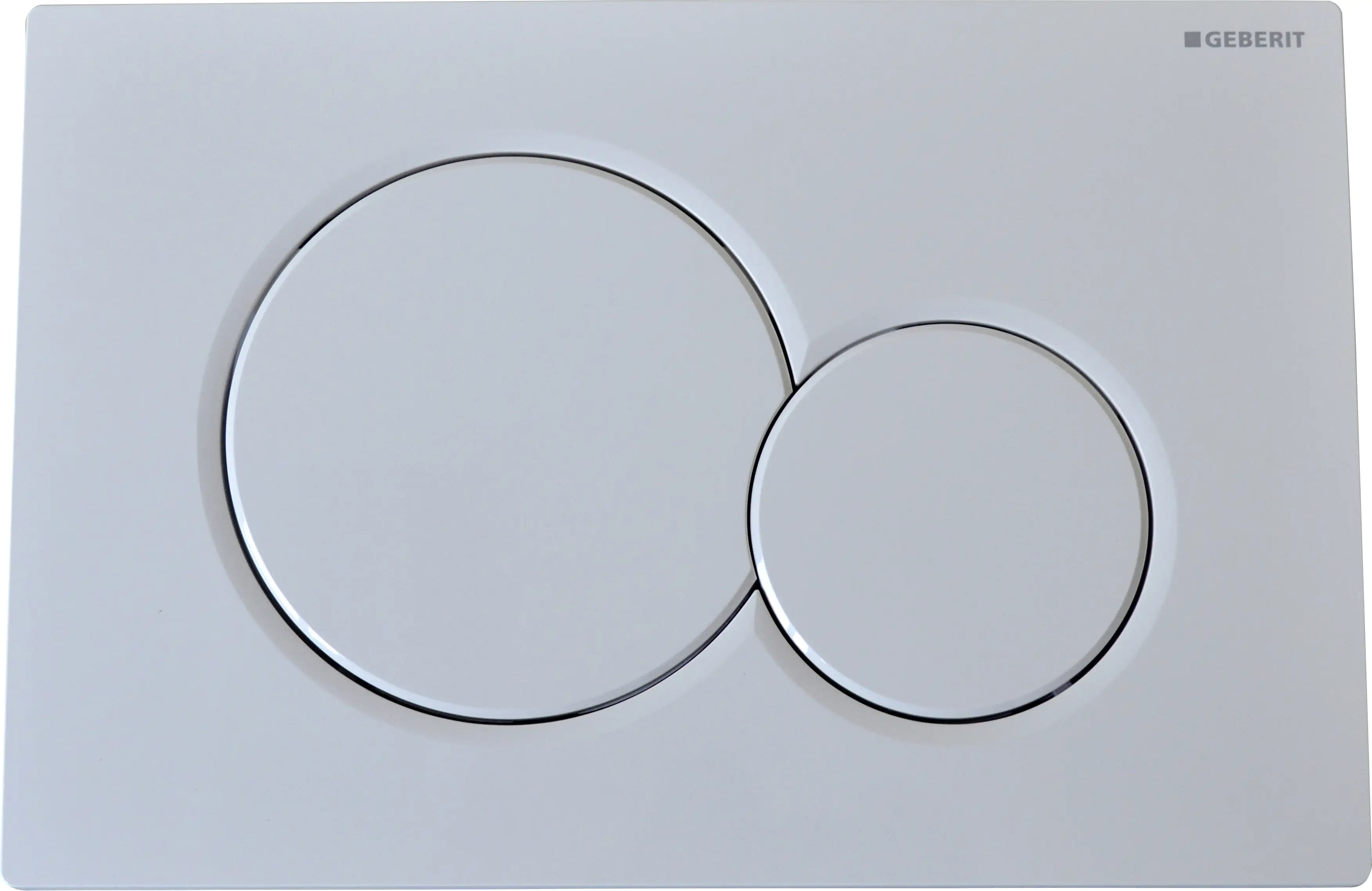 Betätigungsplatte Sigma 01 weiß Betätigungsplatte Sigma 01 weiß