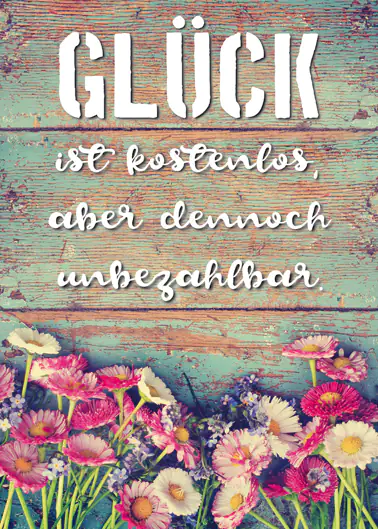 4251050569870 Deco-Canvas Bild - Kostenloses Glück 50 x 70 cm