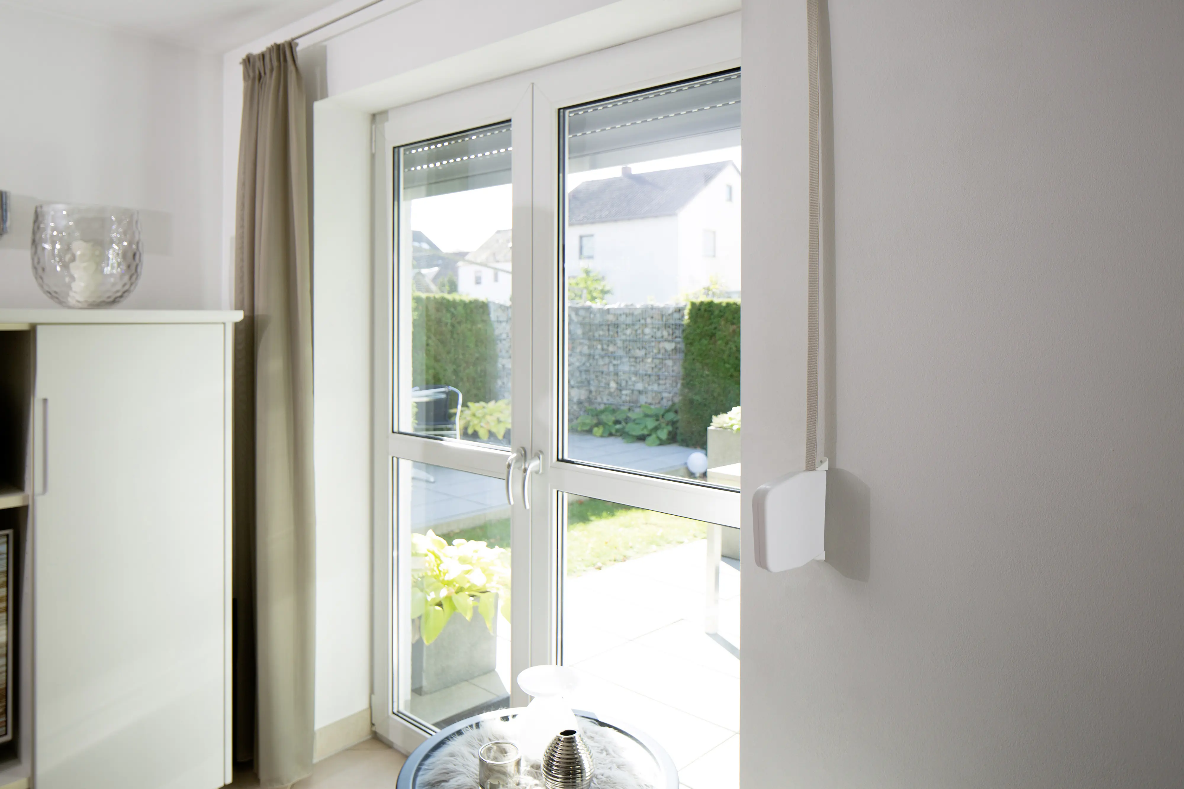 Schellenberg Aufschraubwickler Mini inkl. 5 m Gurt, weiß