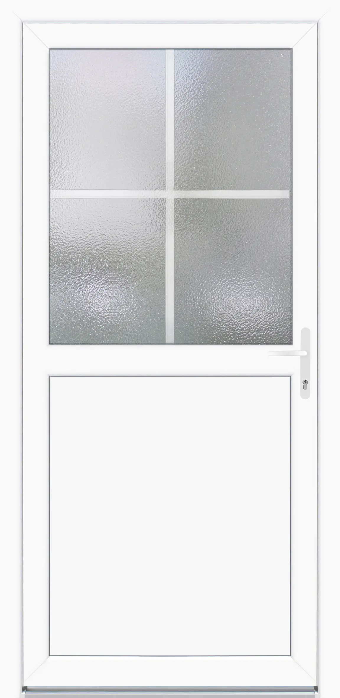 Panto Nebeneingangstür Kunststoff 502 98 x 198 cm DIN rechts weiß