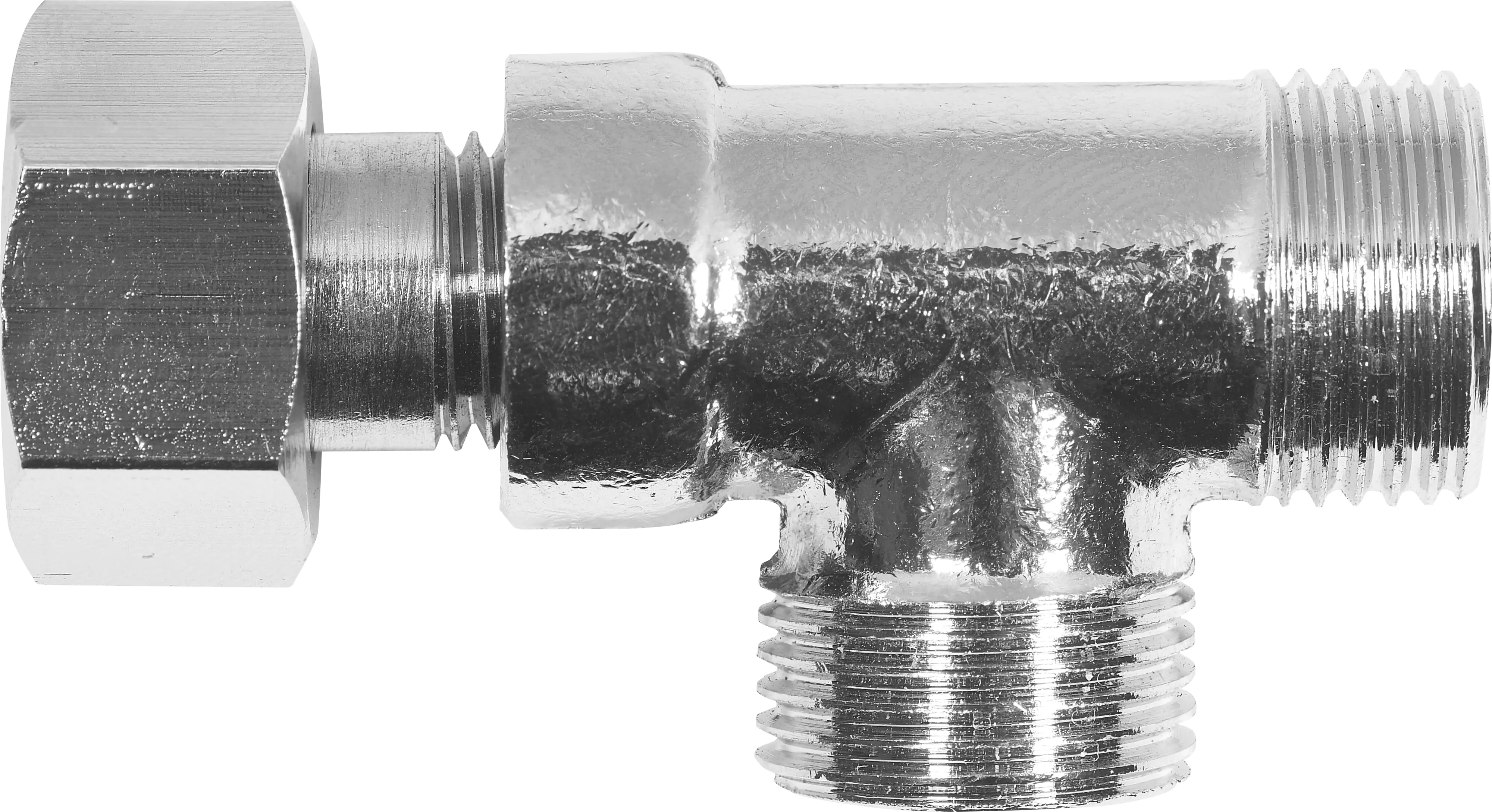 Cornat T-Stück verchromt  3/8" IG 3/8" AG x ø 10 mm