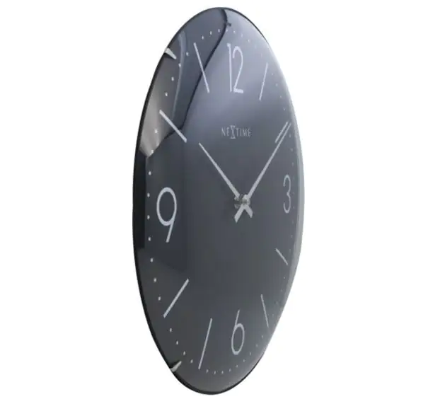 Nextime Wanduhr Basic Dome Ø 35 cm