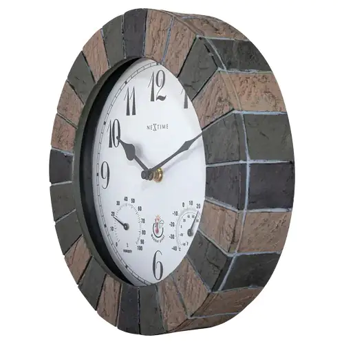 Nextime Außenwanduhr Aster Ø 26 cm Nextime Außenwanduhr Aster Ø 26 cm